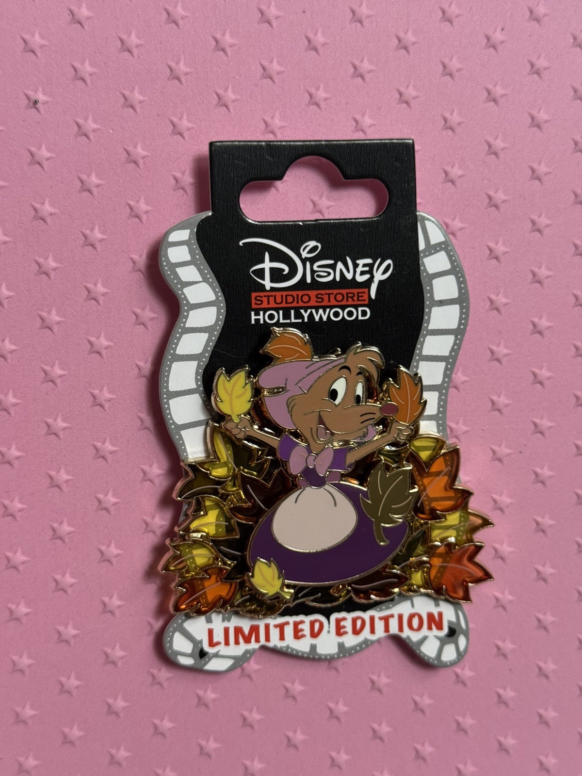 Disney DSSH Fall Leaves Suzy Perla Mouse Cinderella LE 400 Pin