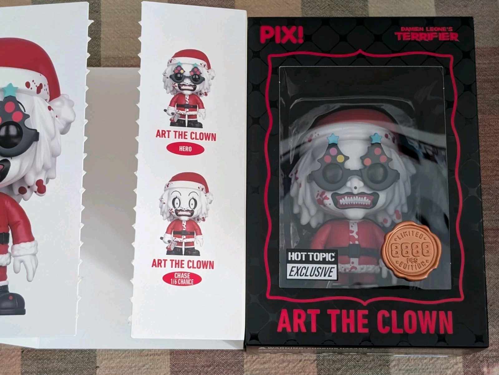 Thrilljoy PIX Terrifier Art the Clown Hot Topic LE 8888 common hero