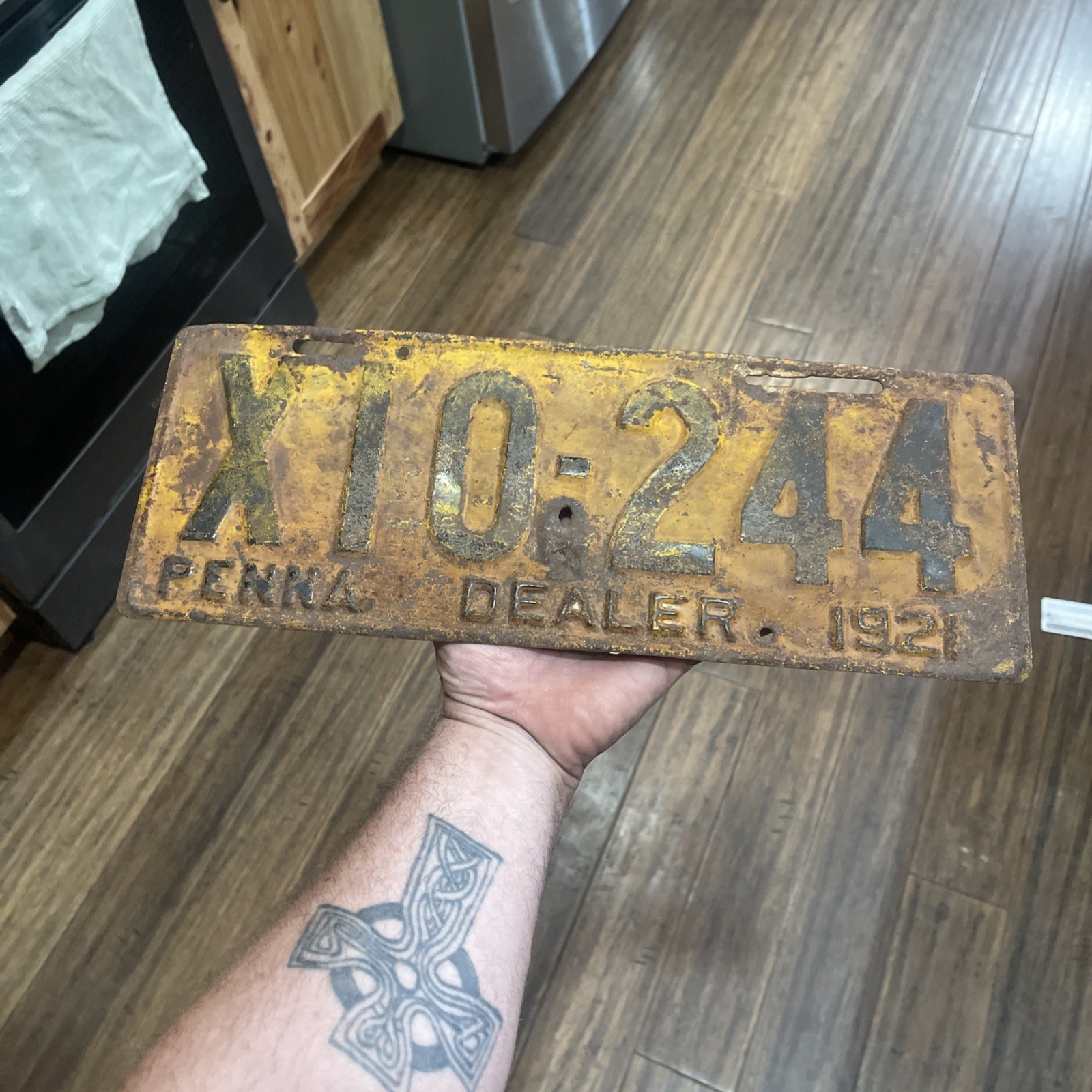 Rare 1921 Pennsylvania dealer plate
