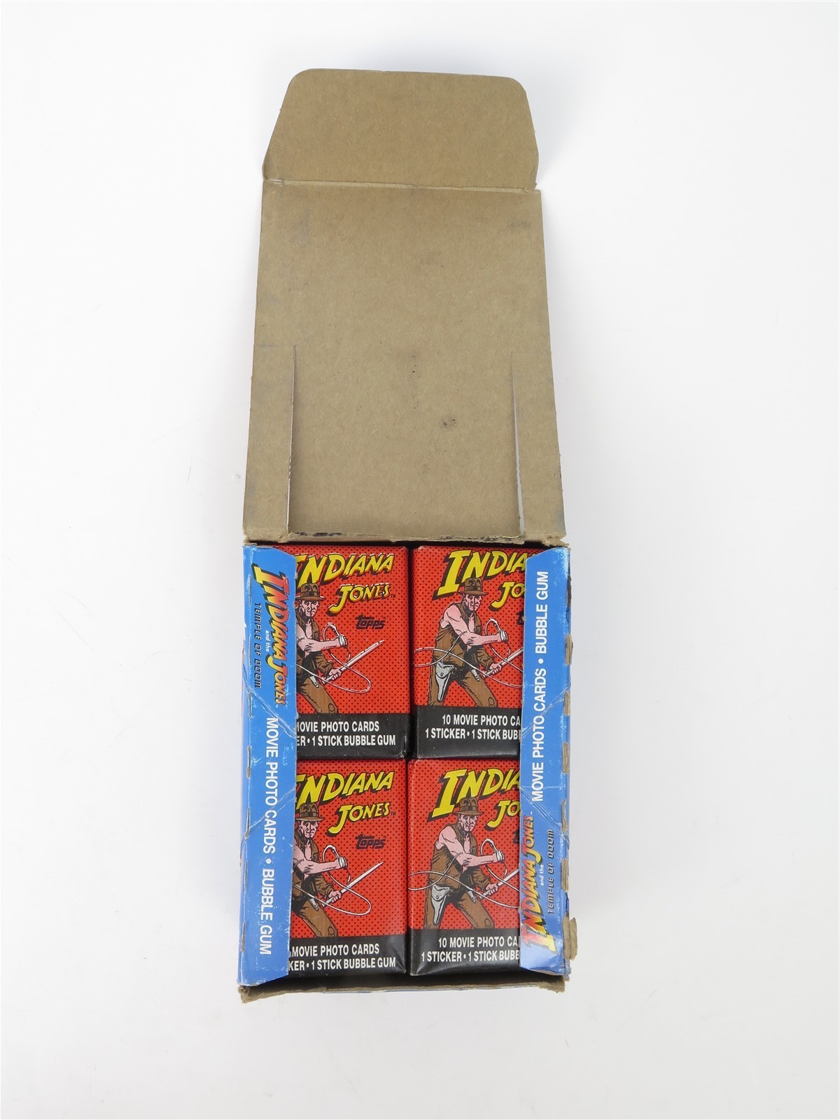 Topps Indiana Jones Temple of Doom 1984 36 Unopened Wax Packs Movie Cards Box