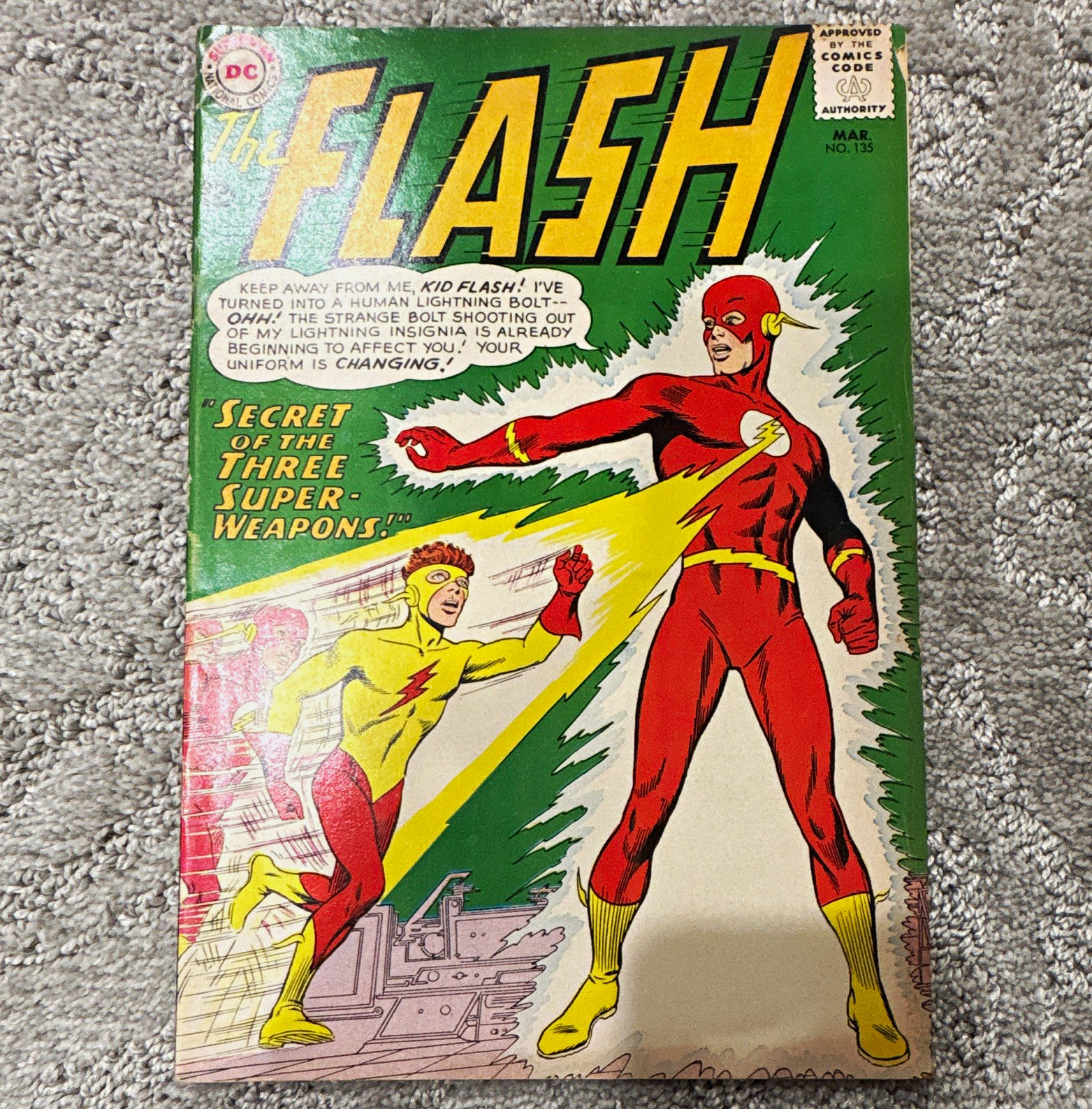 DC Comics The Flash #135 (1963) John Broome Carmine Infantino
