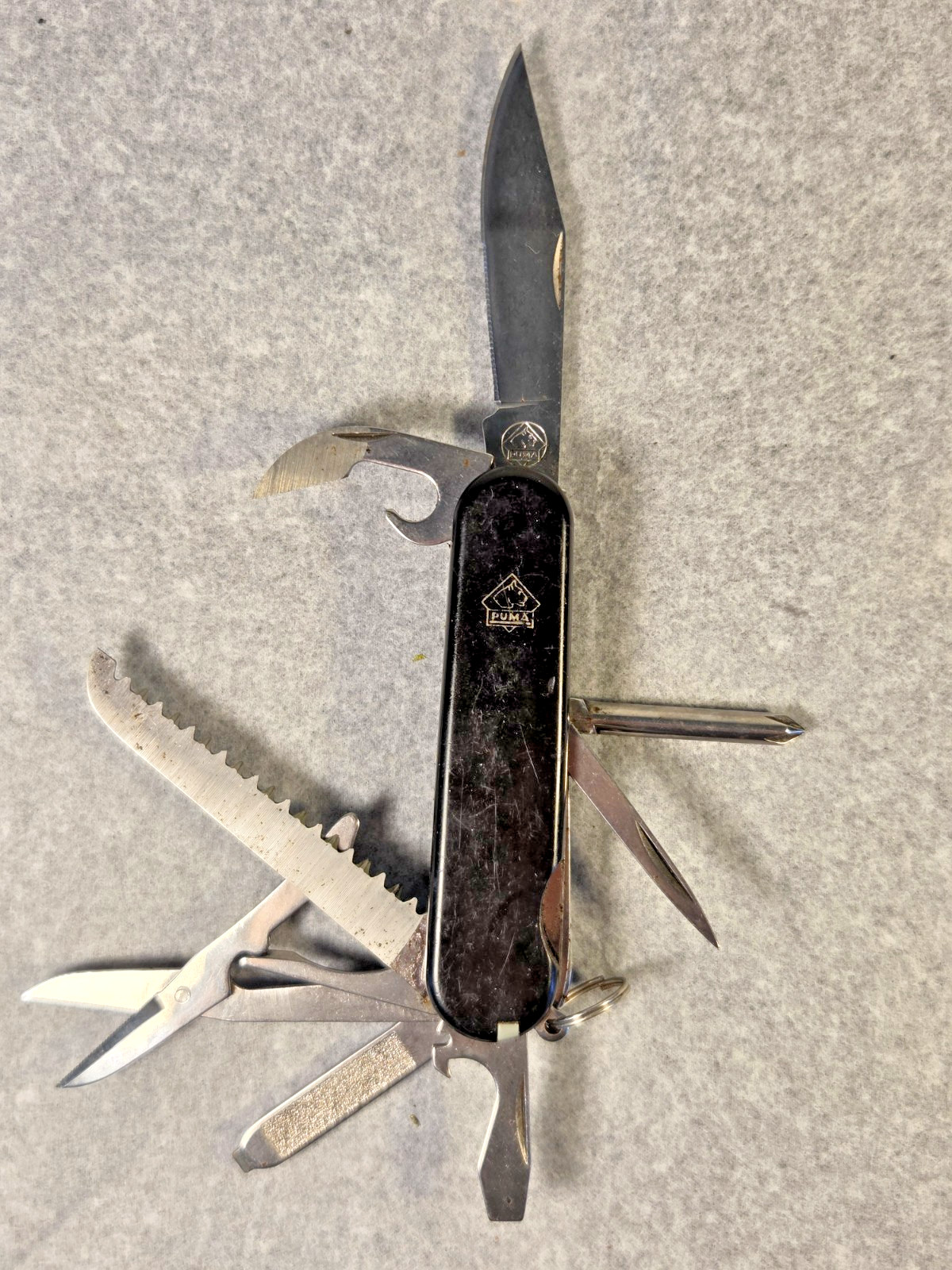 Vintage 1980s Puma Solingen Germany 631910 Mountaineer Scout Camp Multi Knife