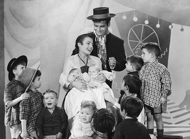 Carmen Sevilla Actor Singer Spain con Jorge Mistral at the film Un- Old Photo