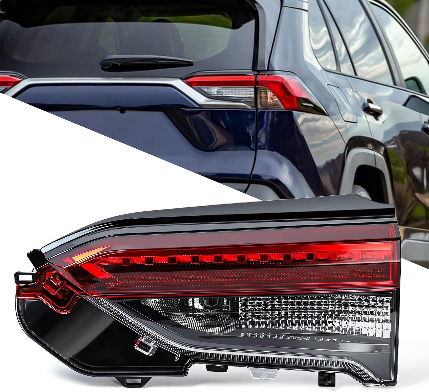 Tail Light Cover for Toyota RAV4 - Inner Rear Tail Lights Compatible with Toyota Tail Light Cover for Toyota RAV4 - Inner Rear Tail Lights Compatible with Toyota