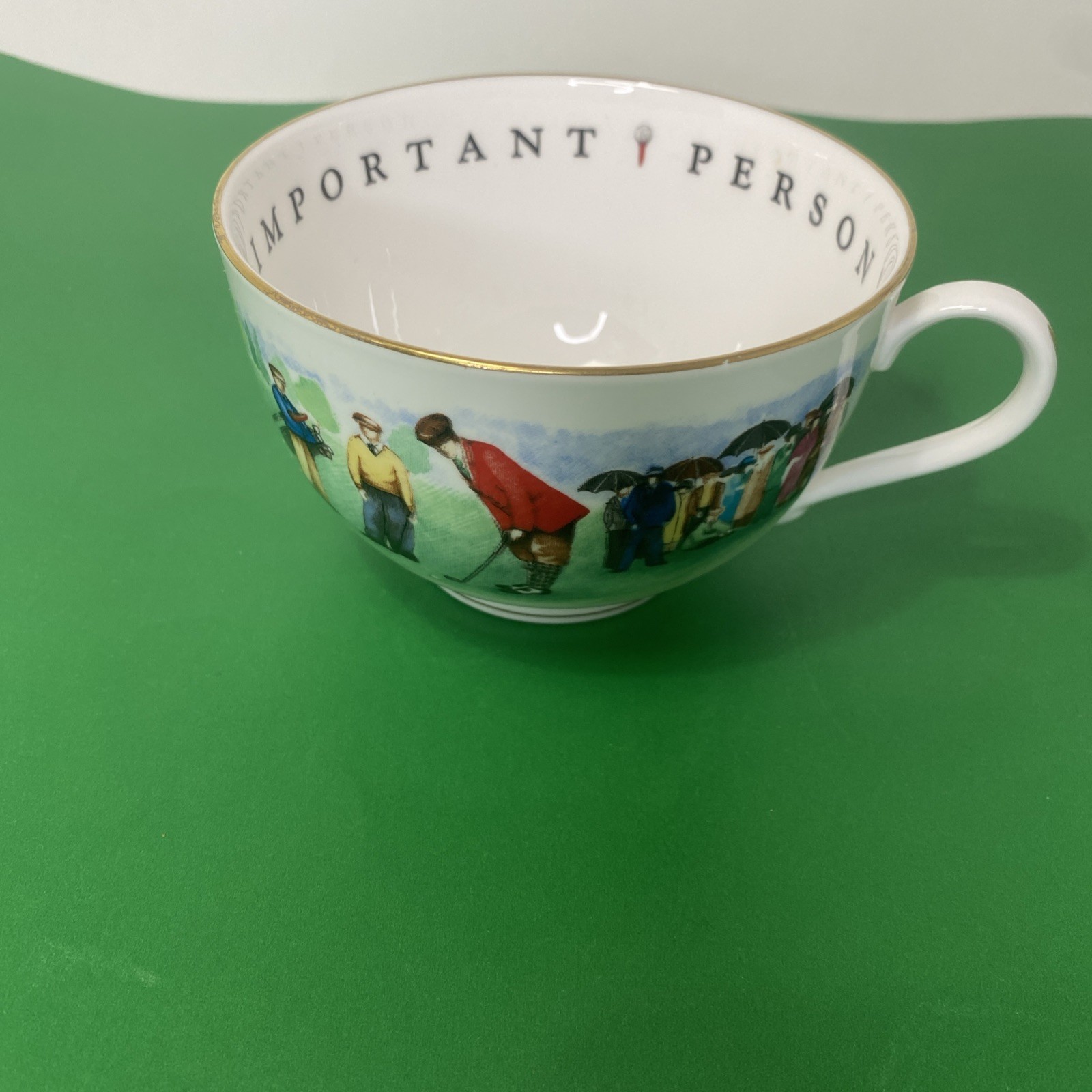 Vintage Royal Worcester VIP Golf Large Tea Cup No Saucer - Stamp 38-2 Excellent Vintage Royal Worcester VIP Golf Large Tea Cup No Saucer - Stamp 38-2 Excellent