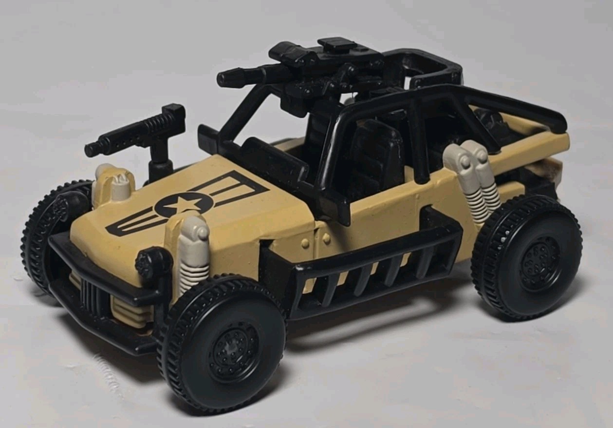 VINTAGE Matchbox 1998 Mattel Desert Sand Buggy Military Vehicle ARMY Diecast