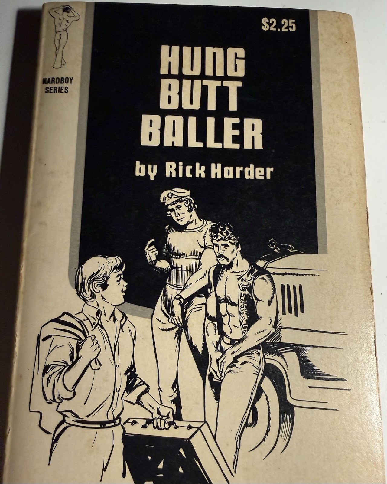 HANGING BALLERS - 1974 RICK HARDER -HARDBOY SERIES - VTG PULP NOVEL GAY INTEREST