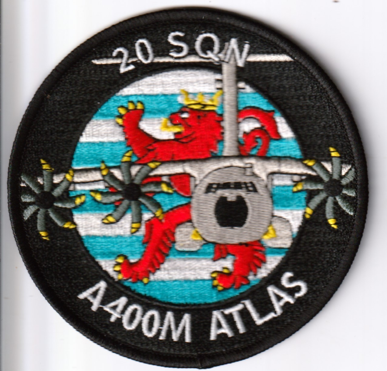 Belgian/Luxembourg Air Force 20 Sqn A400M Atlas Melsbroek AB Roundel patch 3