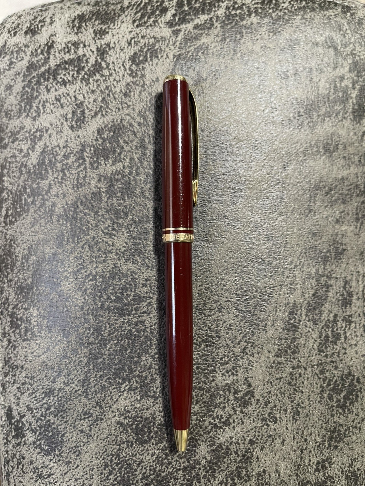 MONTBLANC GENERATION Burgundy Bordeaux Vintage Twist Ballpoint Pen