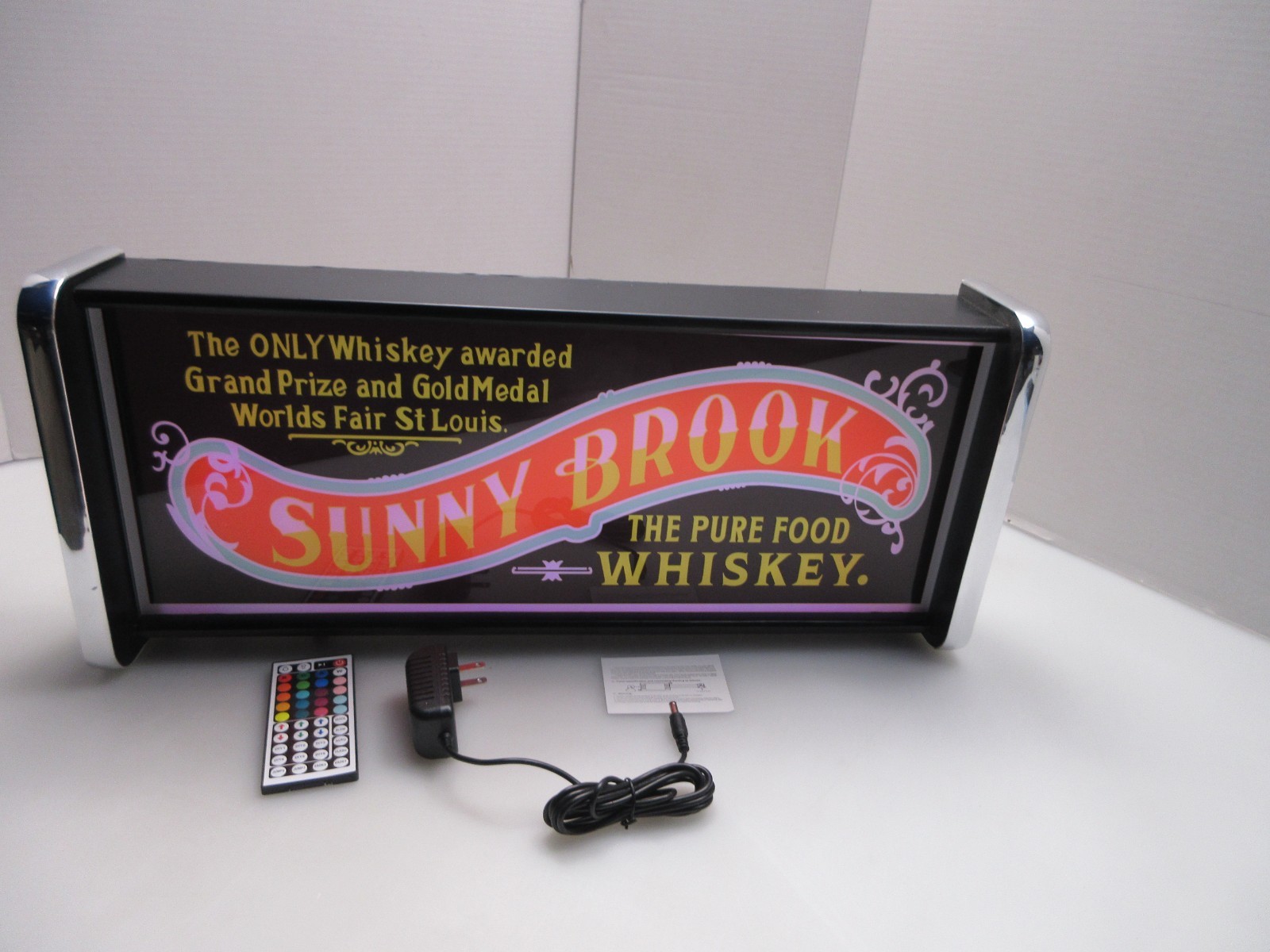 Sunny Brook Whiskey LED Display lighted sign lightbox Wall hanging Light