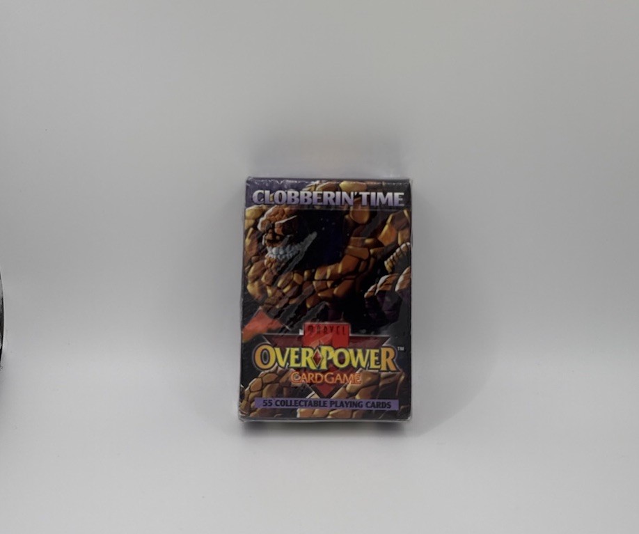 1995 Marvel Overpower CCG Clobberin Time VTG 55 Card Base Deck Factory Sealed 1995 Marvel Overpower CCG Clobberin Time VTG 55 Card Base Deck Factory Sealed