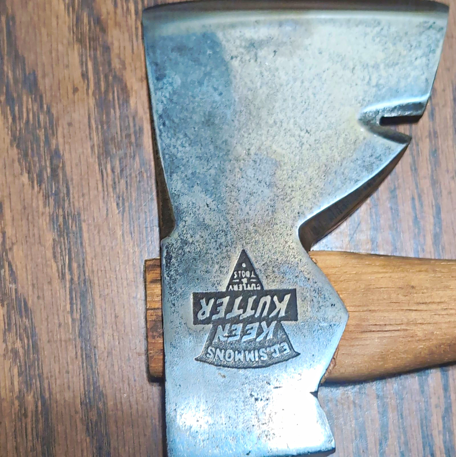 Keen Kutter Vintage Original Hatchet Axe w/ Wood Wooden Handle Keen Kutter Vintage Original Hatchet Axe w/ Wood Wooden Handle