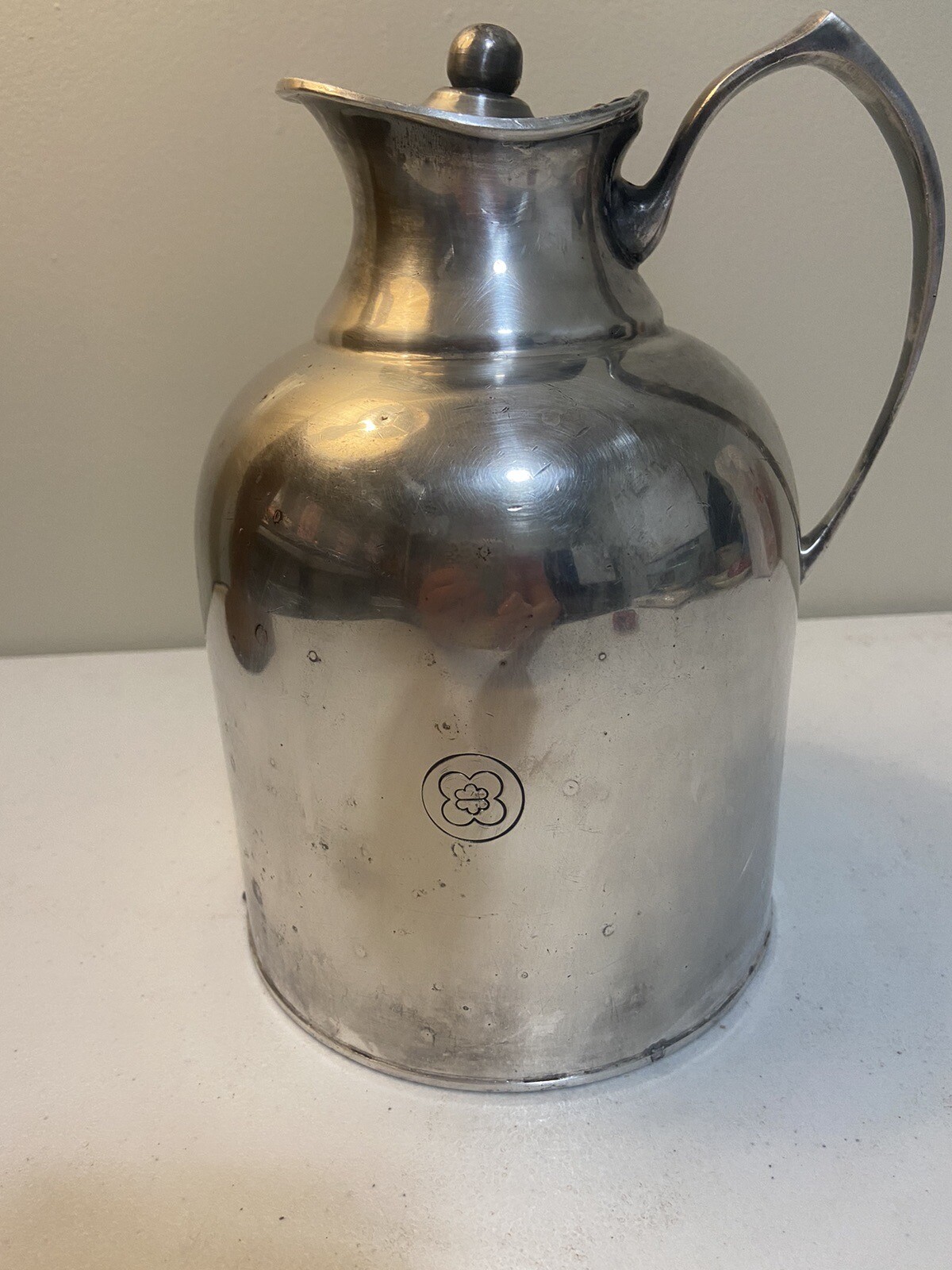 Marlboro Silver Plate Morton Parker Canada Hotel Water Pitcher Vintage