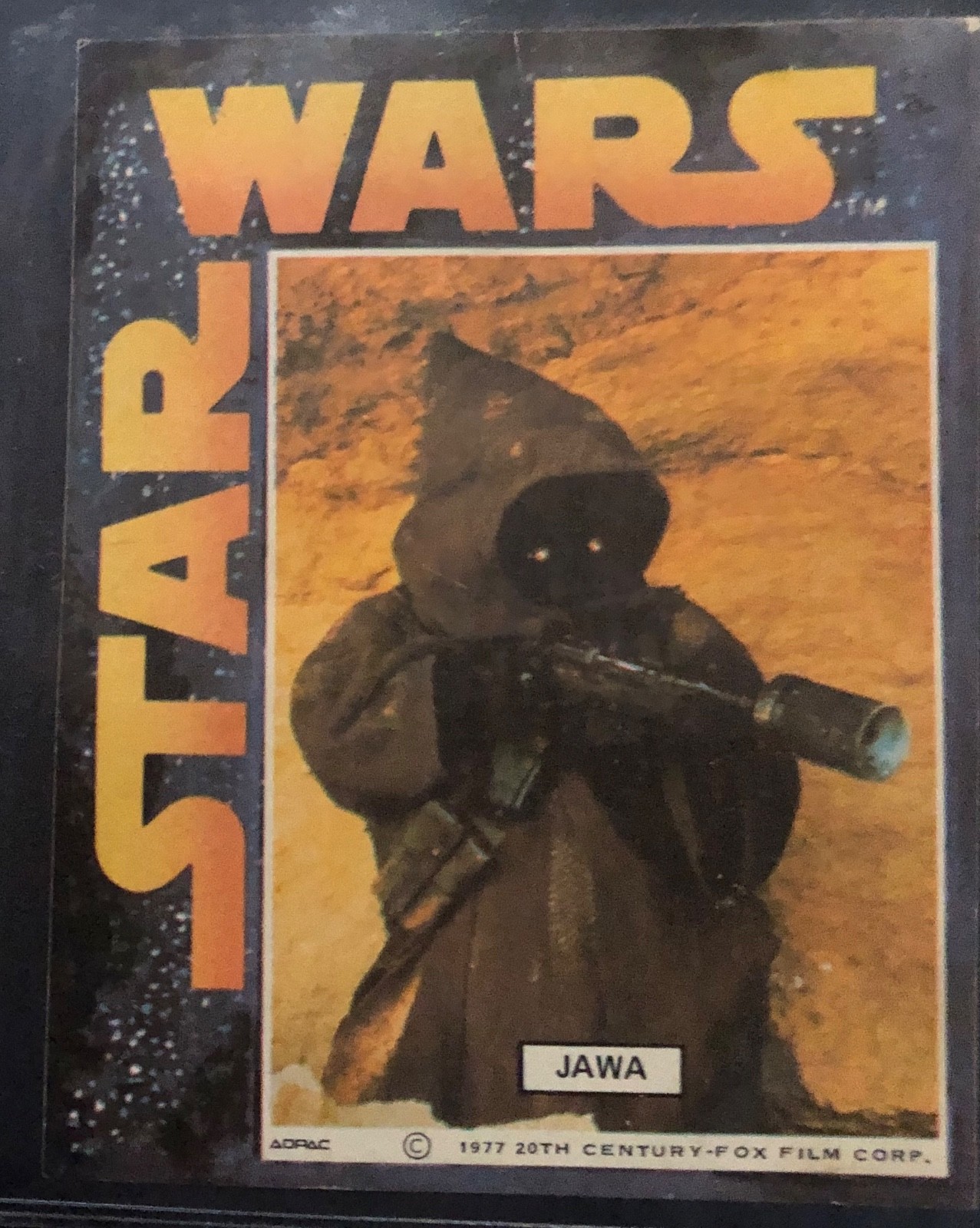 1977 Star Wars Jawa ADPAC 1977 Star Wars Jawa ADPAC