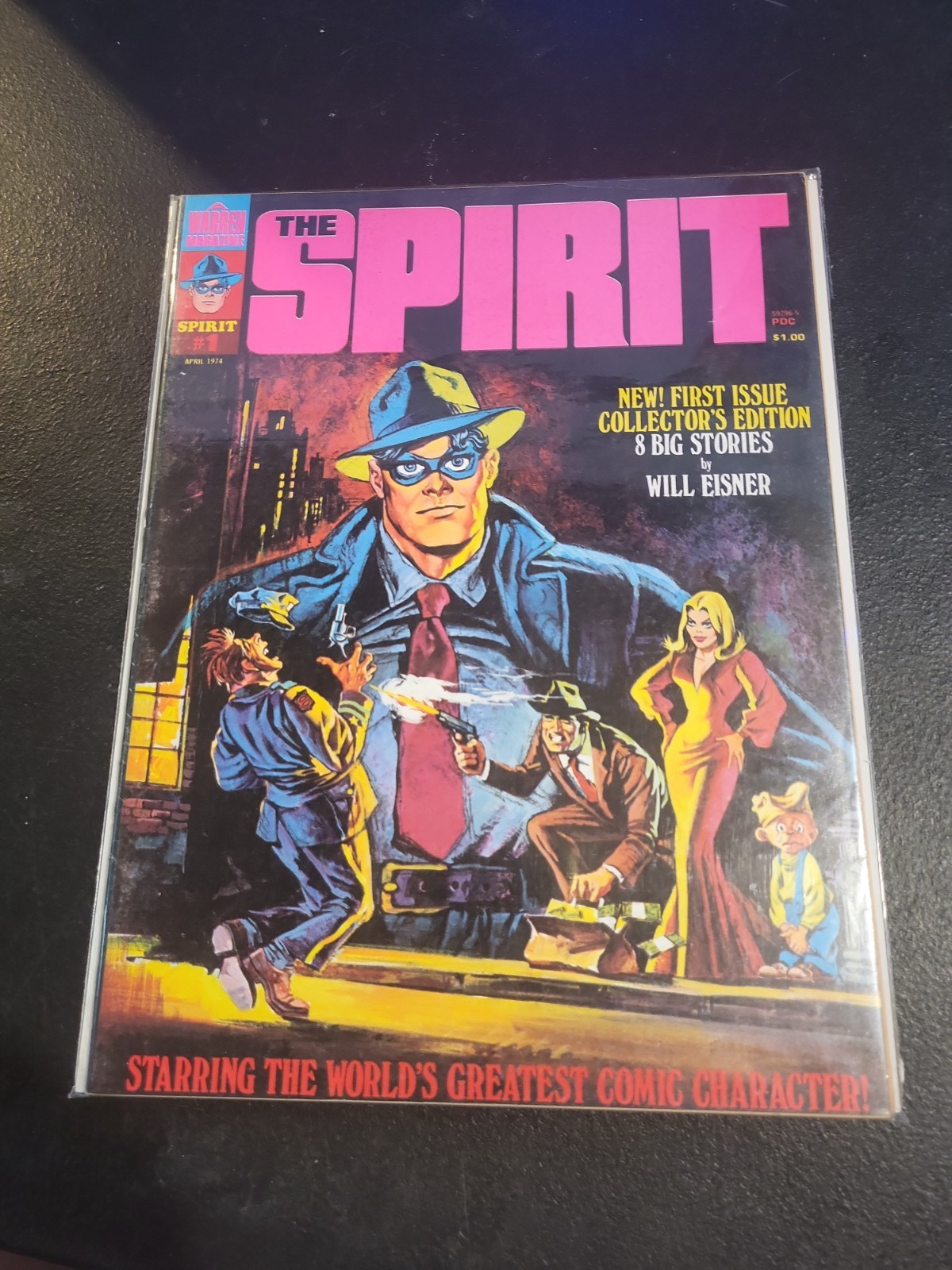Vintage Spirit Magazine Comic Book #1 Will Eisner Warren Comics 1974 Nice Copy Vintage Spirit Magazine Comic Book #1 Will Eisner Warren Comics 1974 Nice Copy