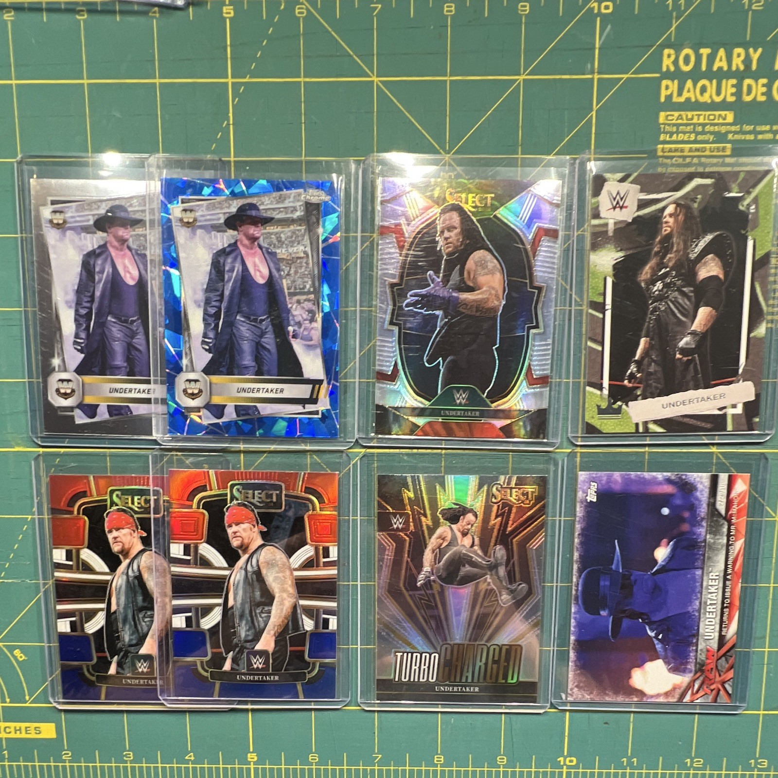Undertaker WWE Select Chrome Sapphire The Streak WrestleMania Card Lot 26