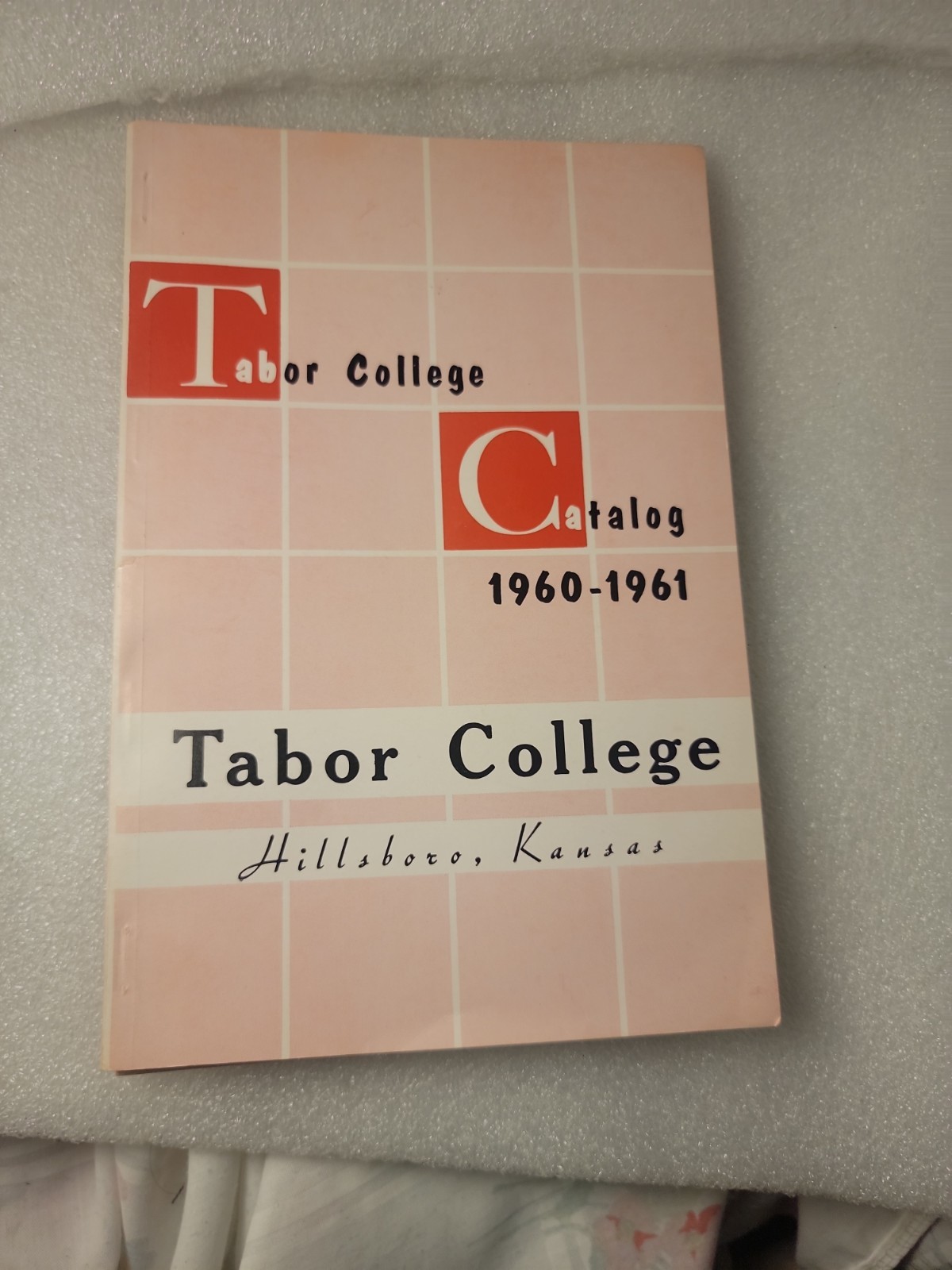 RARE FIND Vintage 1960-1961 Tabor College Catalog from Hillsboro, Kansas RARE FIND Vintage 1960-1961 Tabor College Catalog from Hillsboro, Kansas