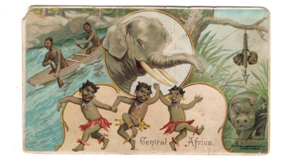 1893 K4 #31 Central Africa, Arbuckle History of the Sports ....All Nations