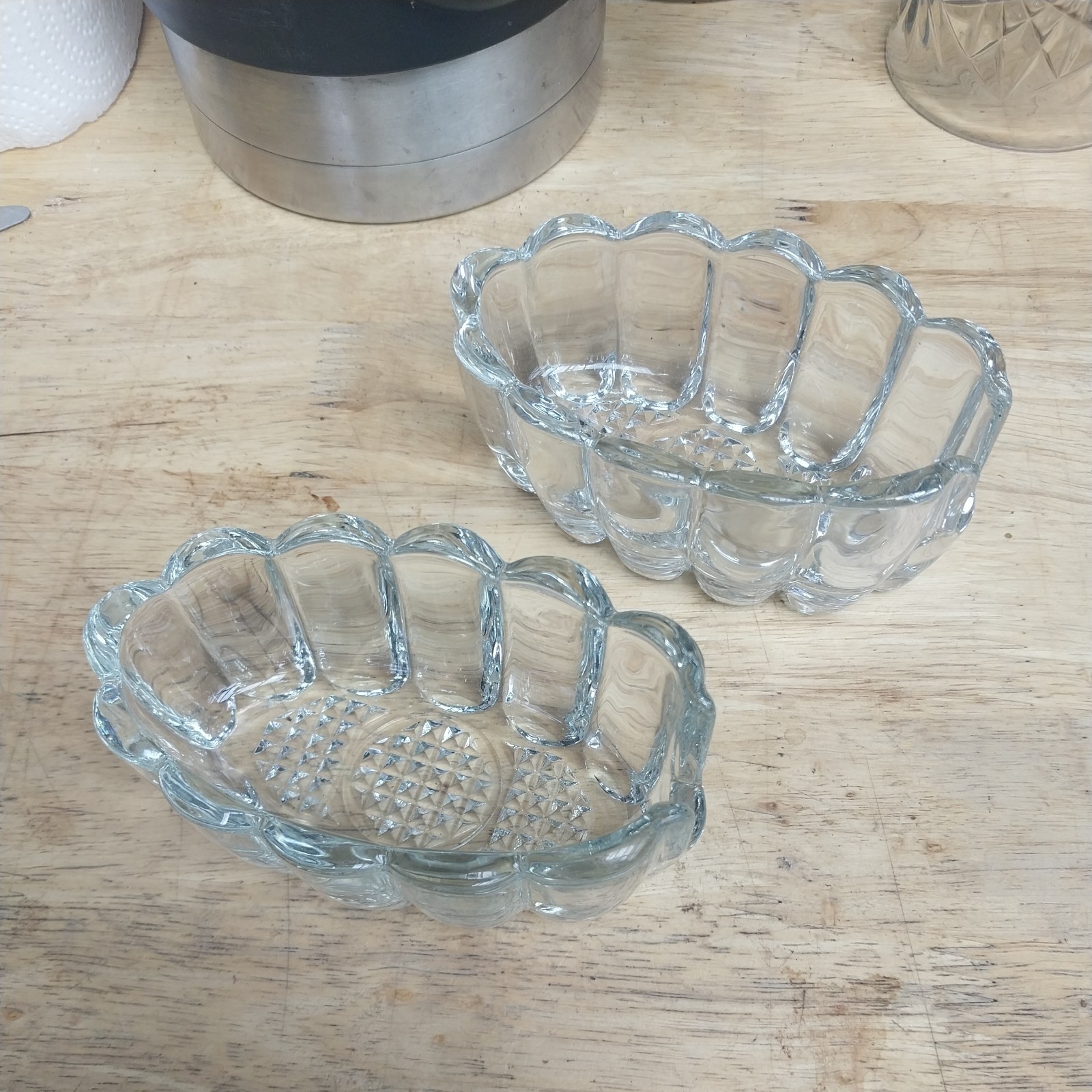 2pc Vtg Princess House Crystal Utensil Holder Spoon Fork Rest Holiday Buffet 2pc Vtg Princess House Crystal Utensil Holder Spoon Fork Rest Holiday Buffet