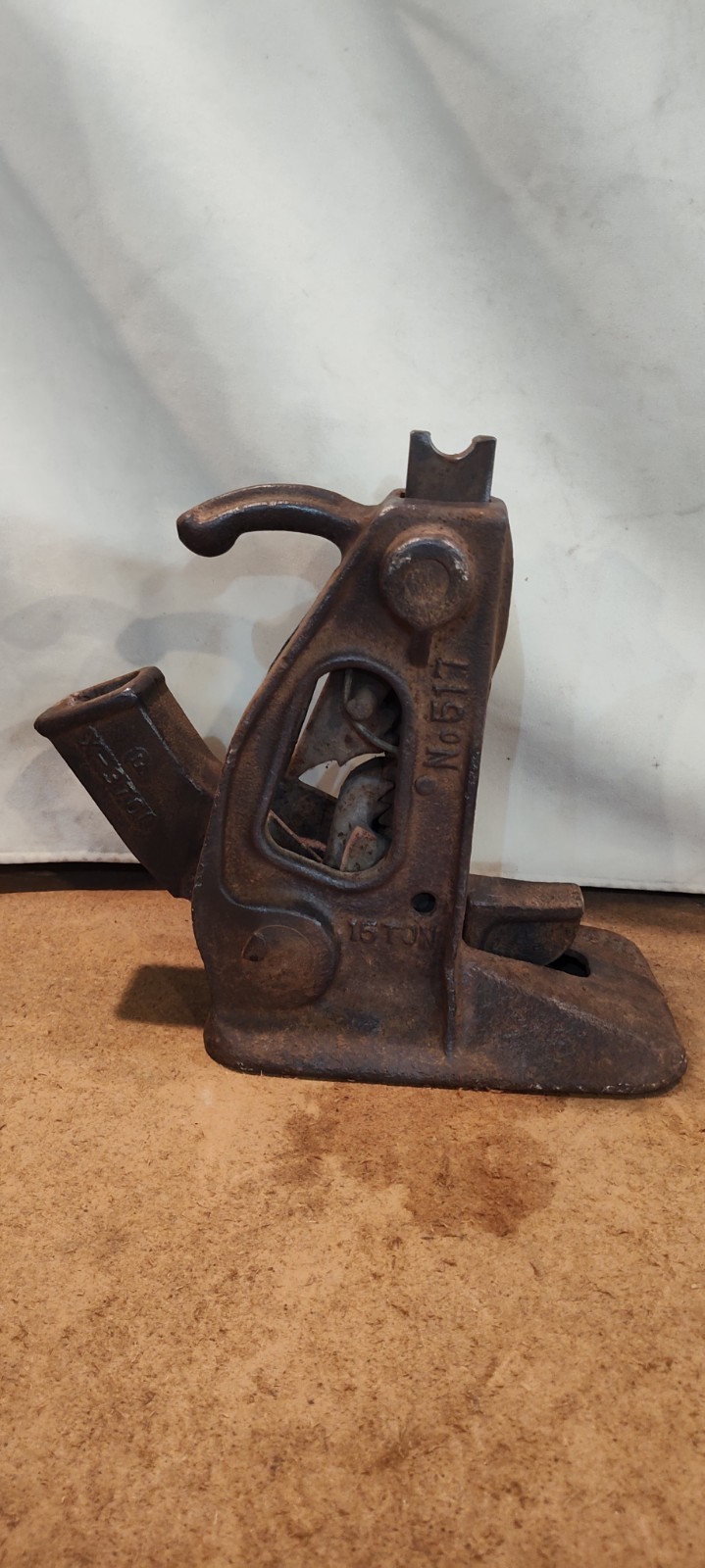Vintage RR Mechanical Jack Duff Norton 15 Ton No. 517 Railroad Tool Working USA Vintage RR Mechanical Jack Duff Norton 15 Ton No. 517 Railroad Tool Working USA