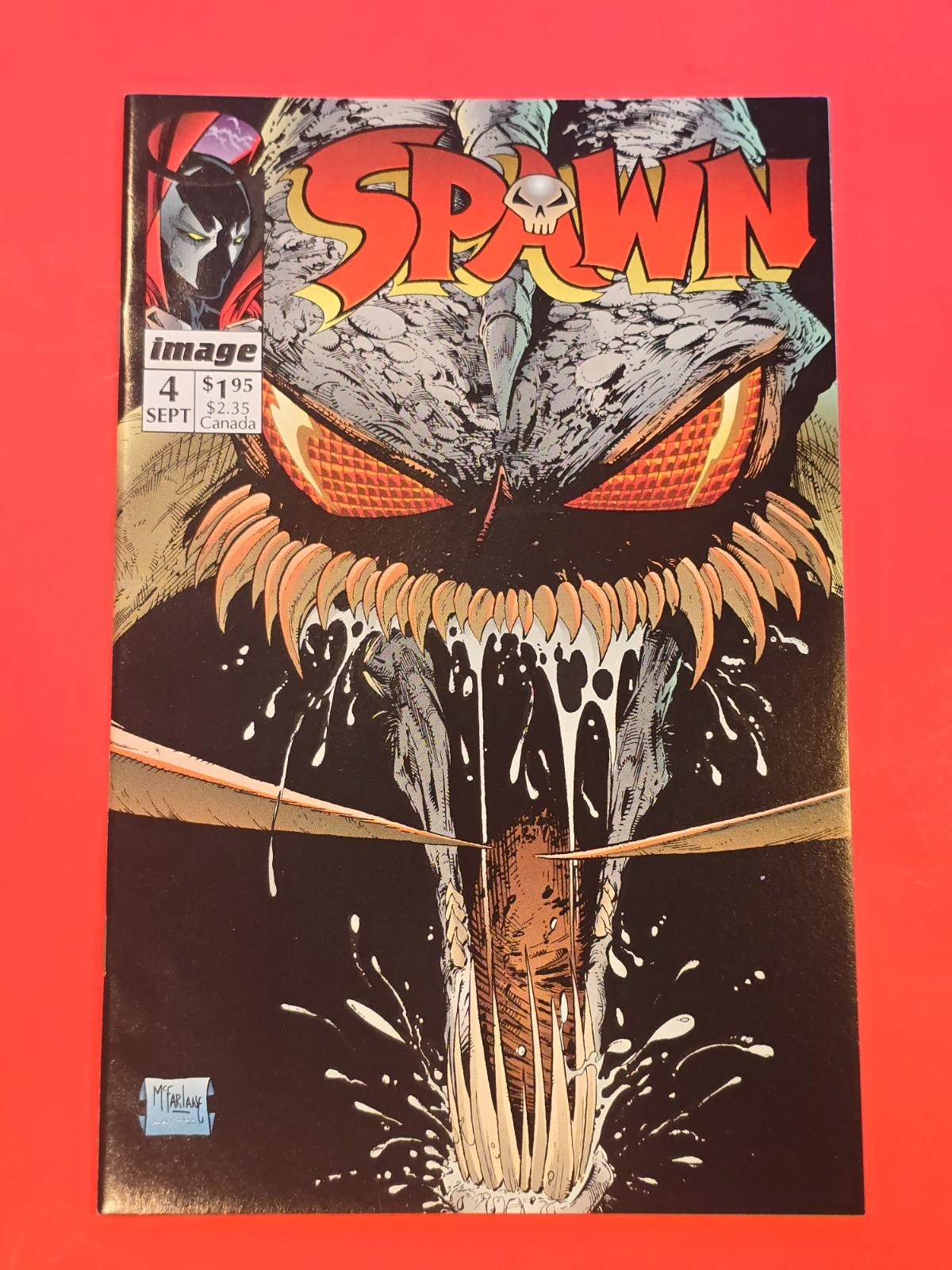 Spawn #4 1992 Image Comics Todd McFarlane Violator Questions Part Four
