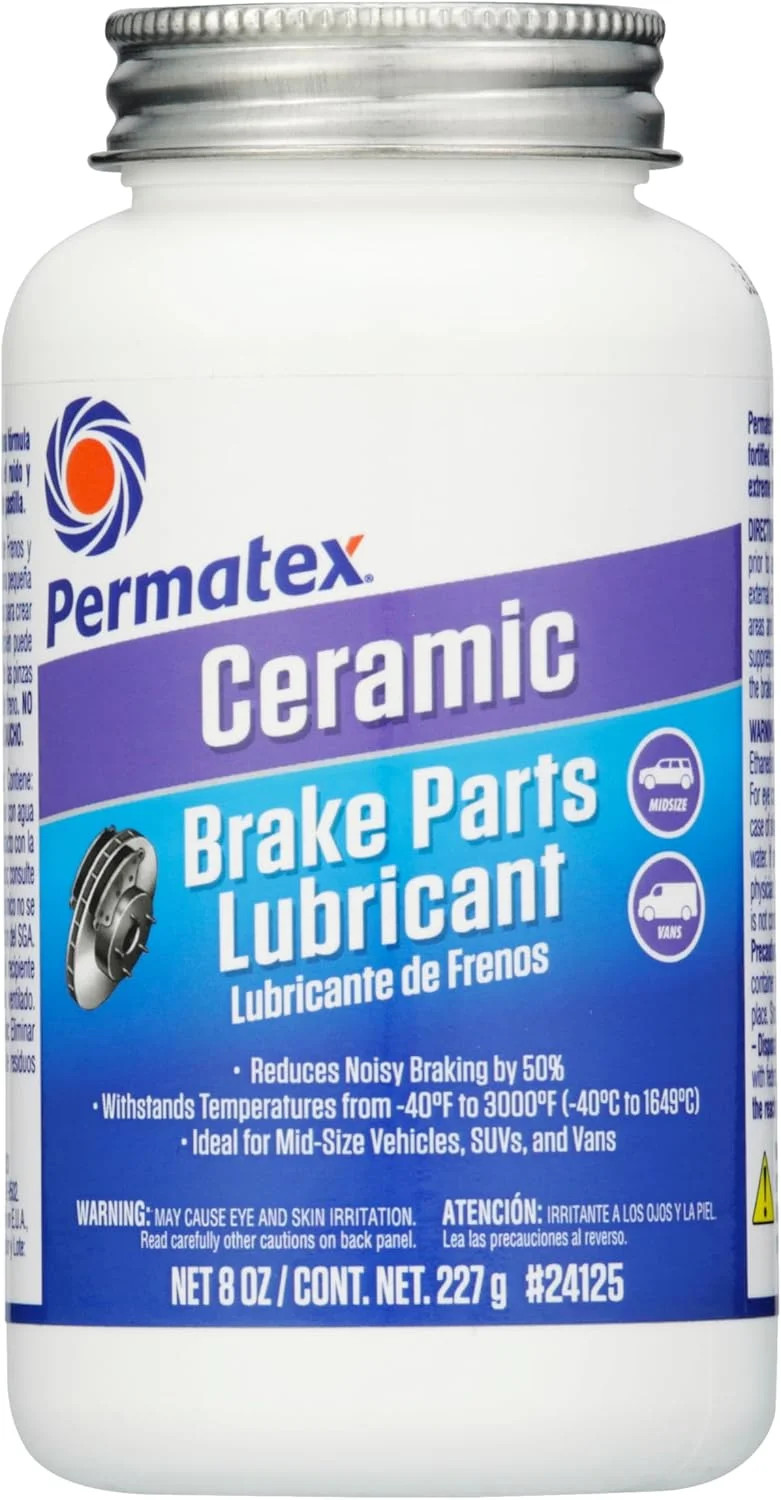 Permatex 24110 Ultra Disc Brake Caliper Lube 8 oz Synthetic Nonmelting Green