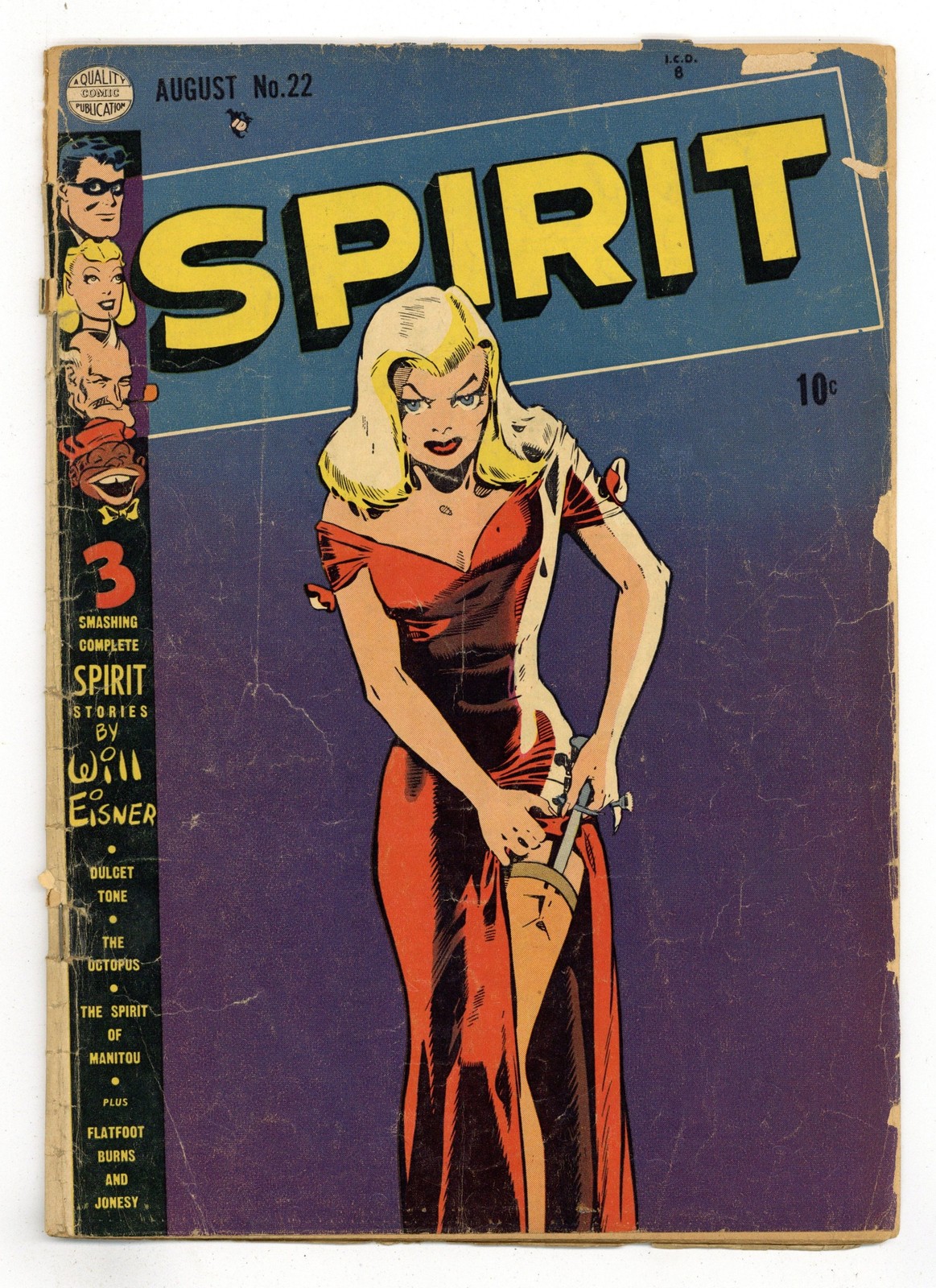 Spirit #22 FR/GD 1.5 1950