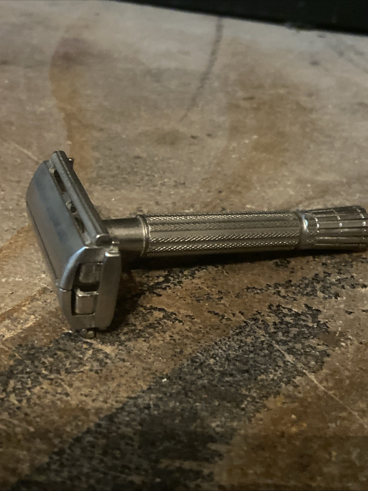 Vintage 1958 Gillette TV Flare Tip Super Speed DE Safety Razor D1 Vintage 1958 Gillette TV Flare Tip Super Speed DE Safety Razor D1