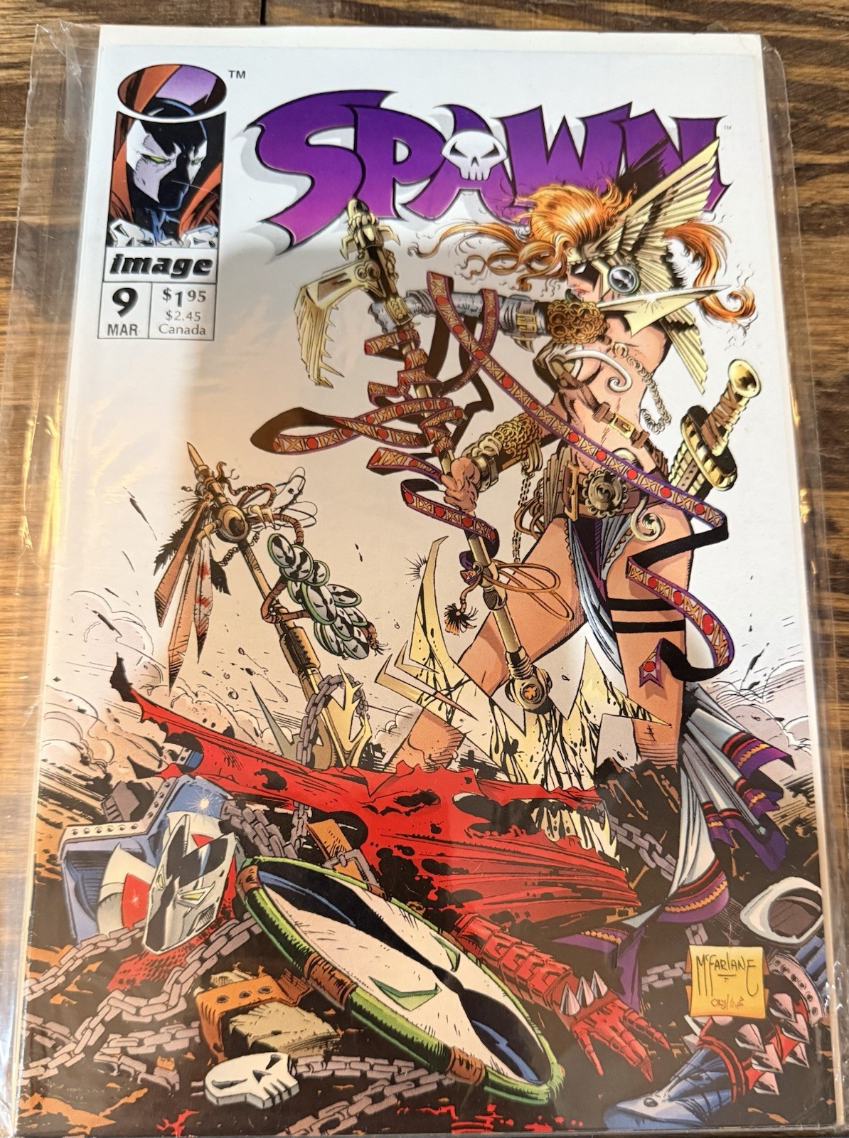 90s Comic Lot Spectre #0 Spawn #9 Angela #1 & #3 Vampirella Zero Foil Covers NM
