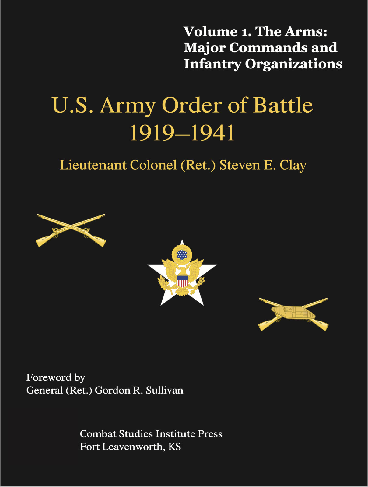 2,654 Page U.S. Army Order Of Battle 1919-1941: Volumes 1 - 4 on Data CD