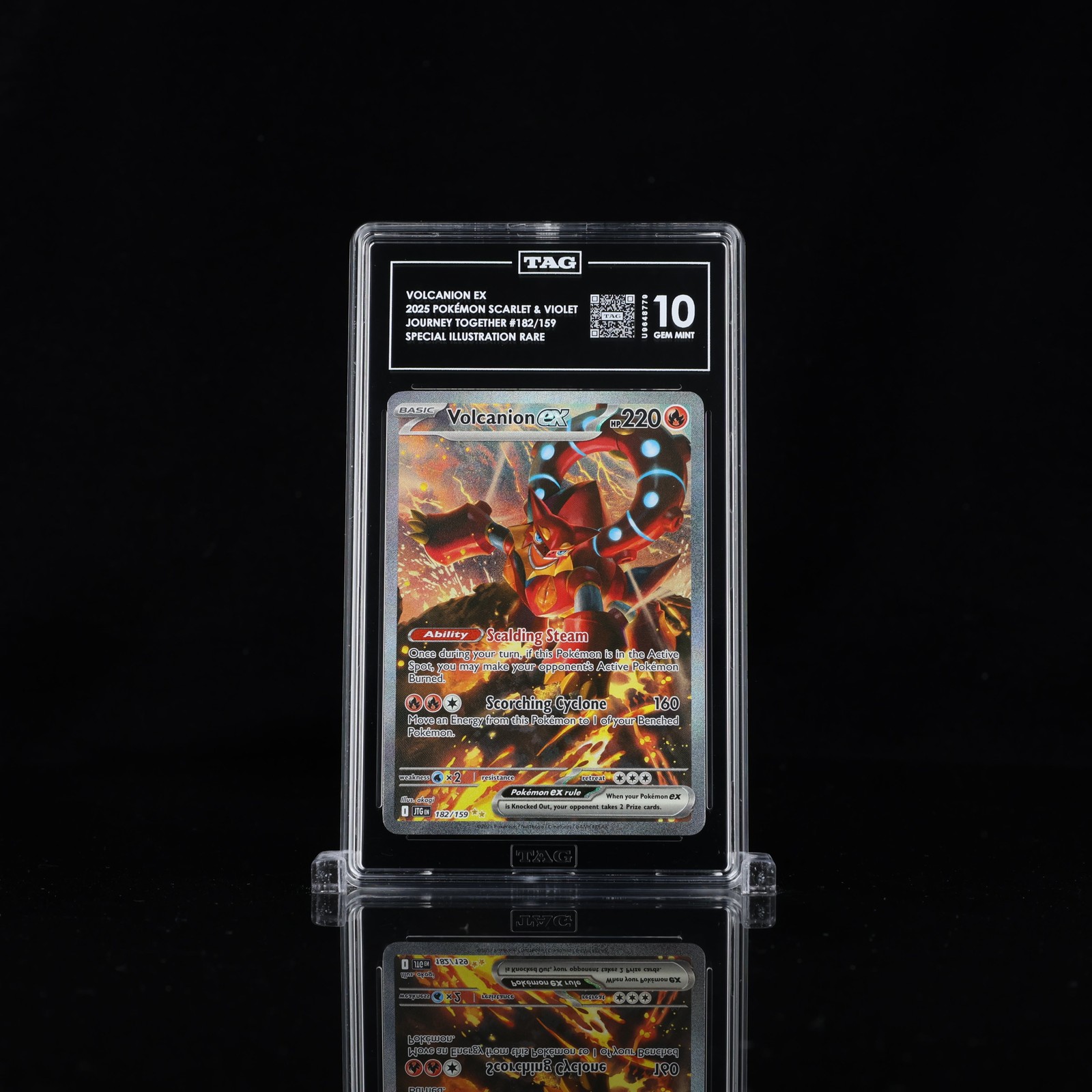 Volcanion ex - JTG #182/159 - TAG 10