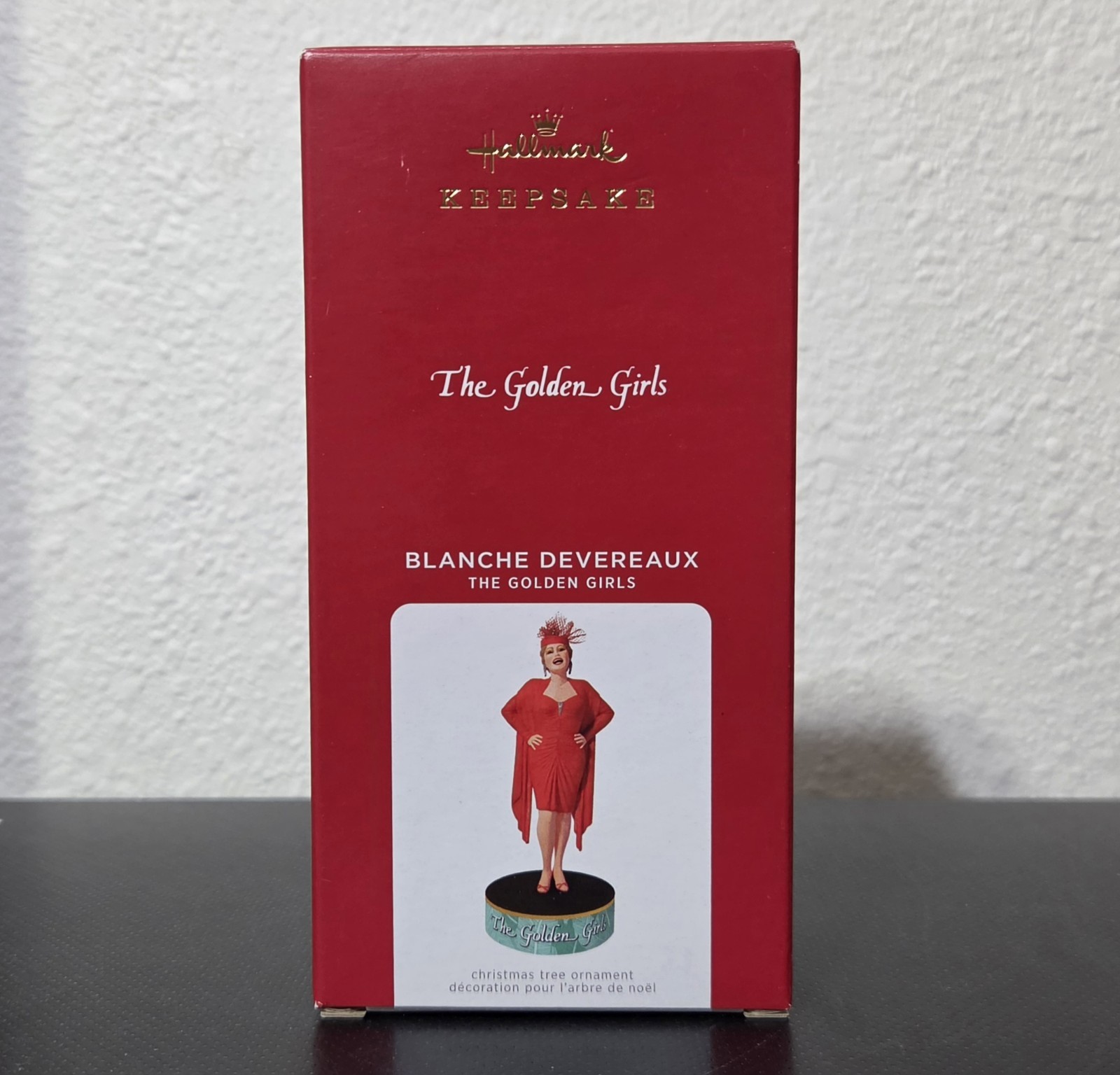 🎦 Hallmark Magic BLANCHE DEVEREAUX GOLDEN GIRLS 2021 Talking Keepsake Ornament 