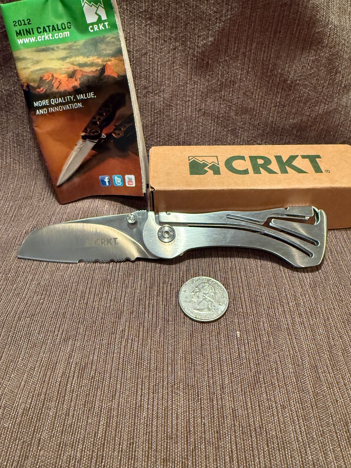 CRKT 5175 Nirk Novo Klecker Folding Knife Excellent NIB NOS CRKT 5175 Nirk Novo Klecker Folding Knife Excellent NIB NOS