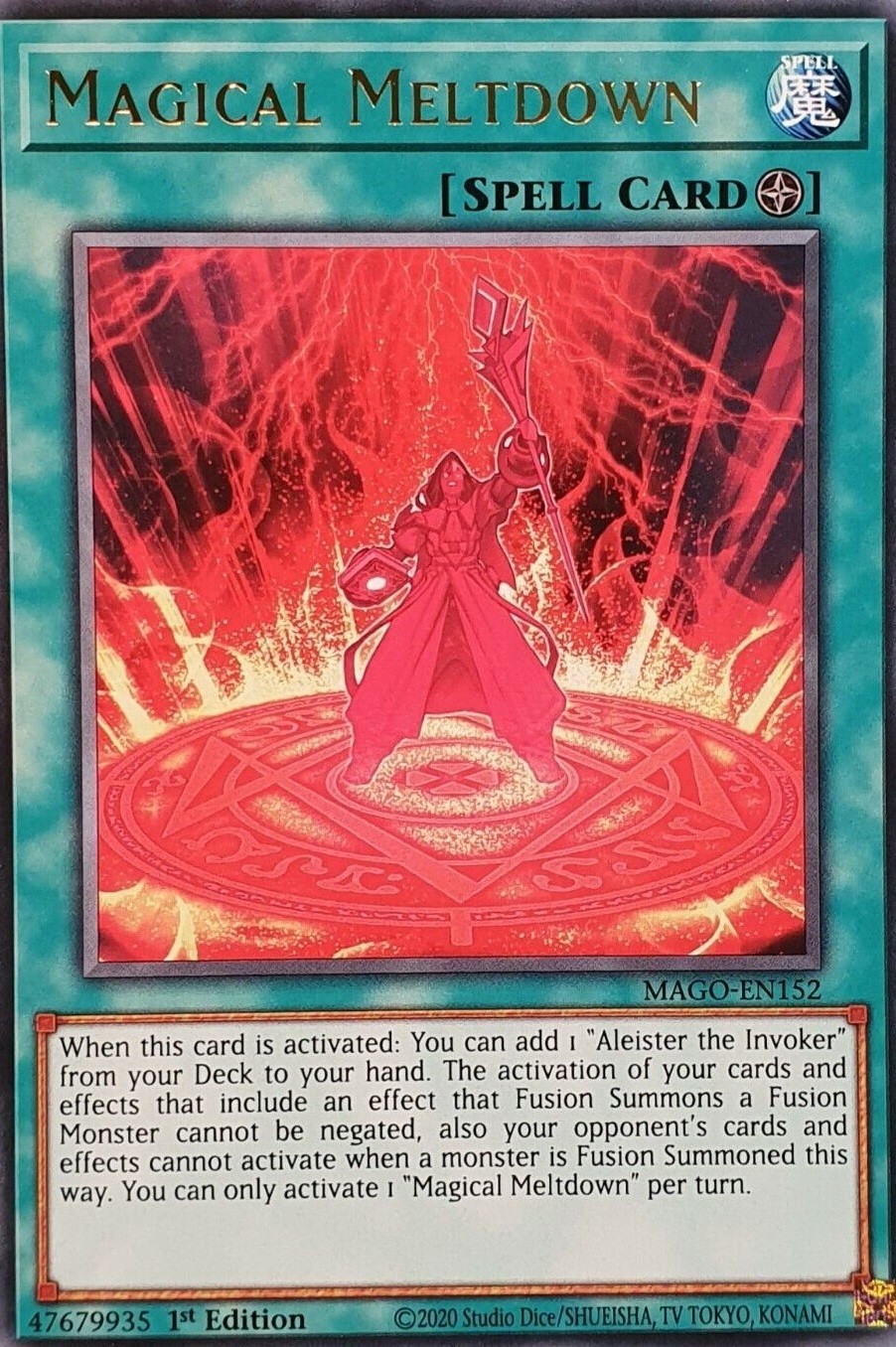 Yugioh Magical Meltdown MAGO-EN152 Rare 1st Edition Mint