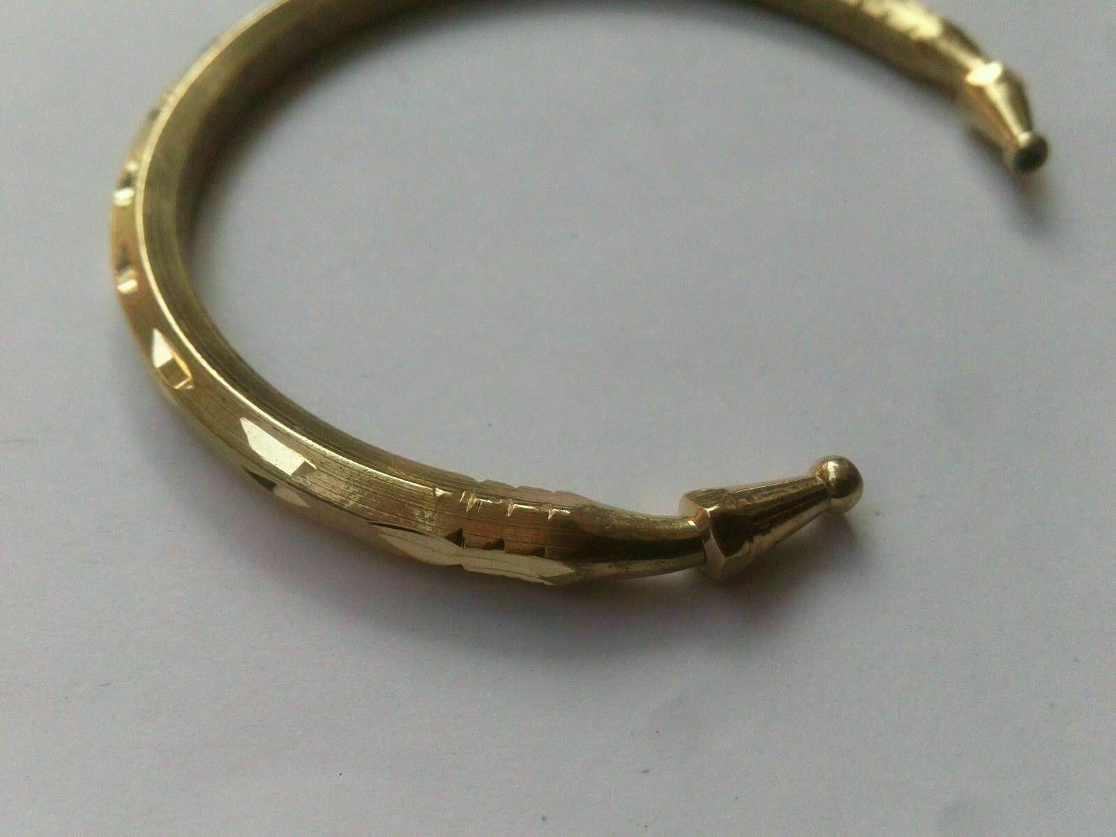 Brass Cuff Unique Designer Kada Round Bracelet Adjustable Wrist For Men & Women