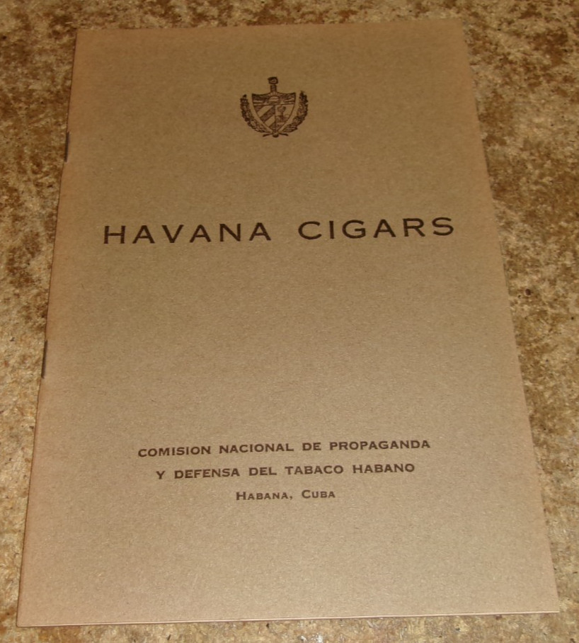 vintage havana cigars promo booklet new