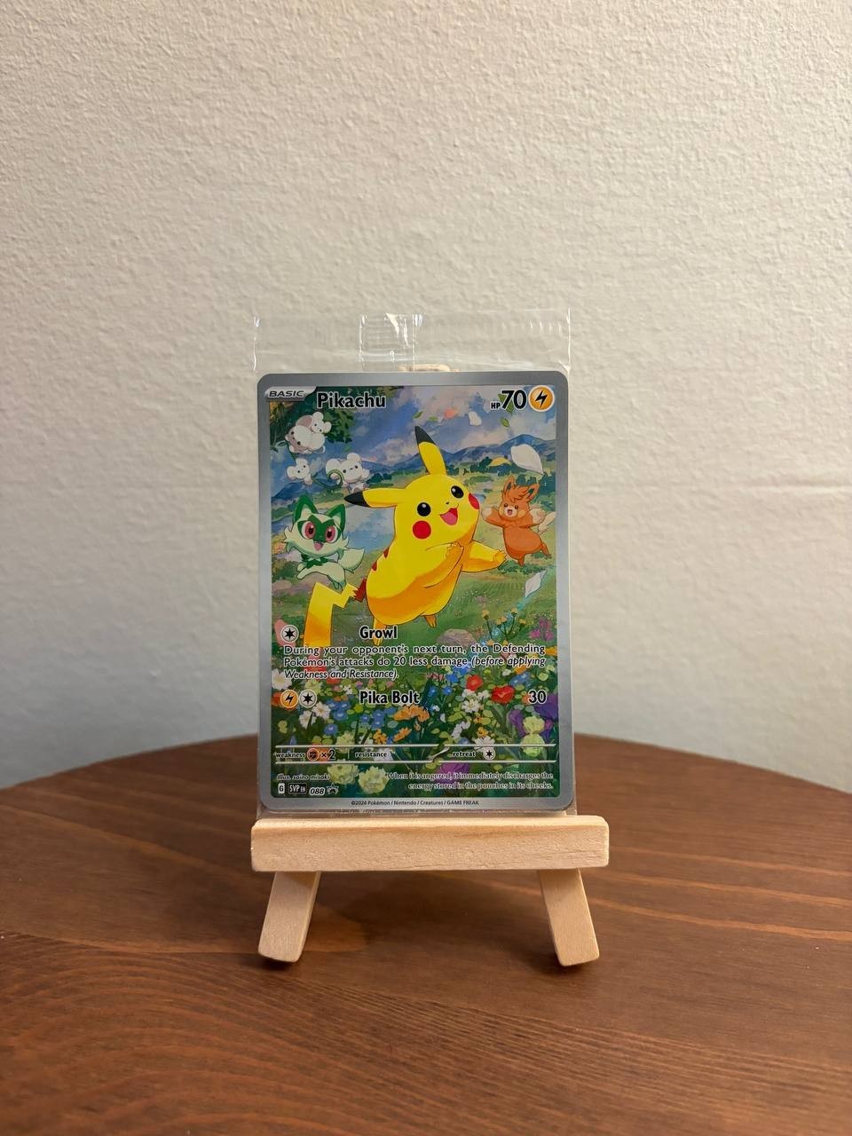Pikachu SVP088 Black Star Promo Sealed Full Art (Includes 3 Other Promo) NM Pikachu SVP088 Black Star Promo Sealed Full Art (Includes 3 Other Promo) NM