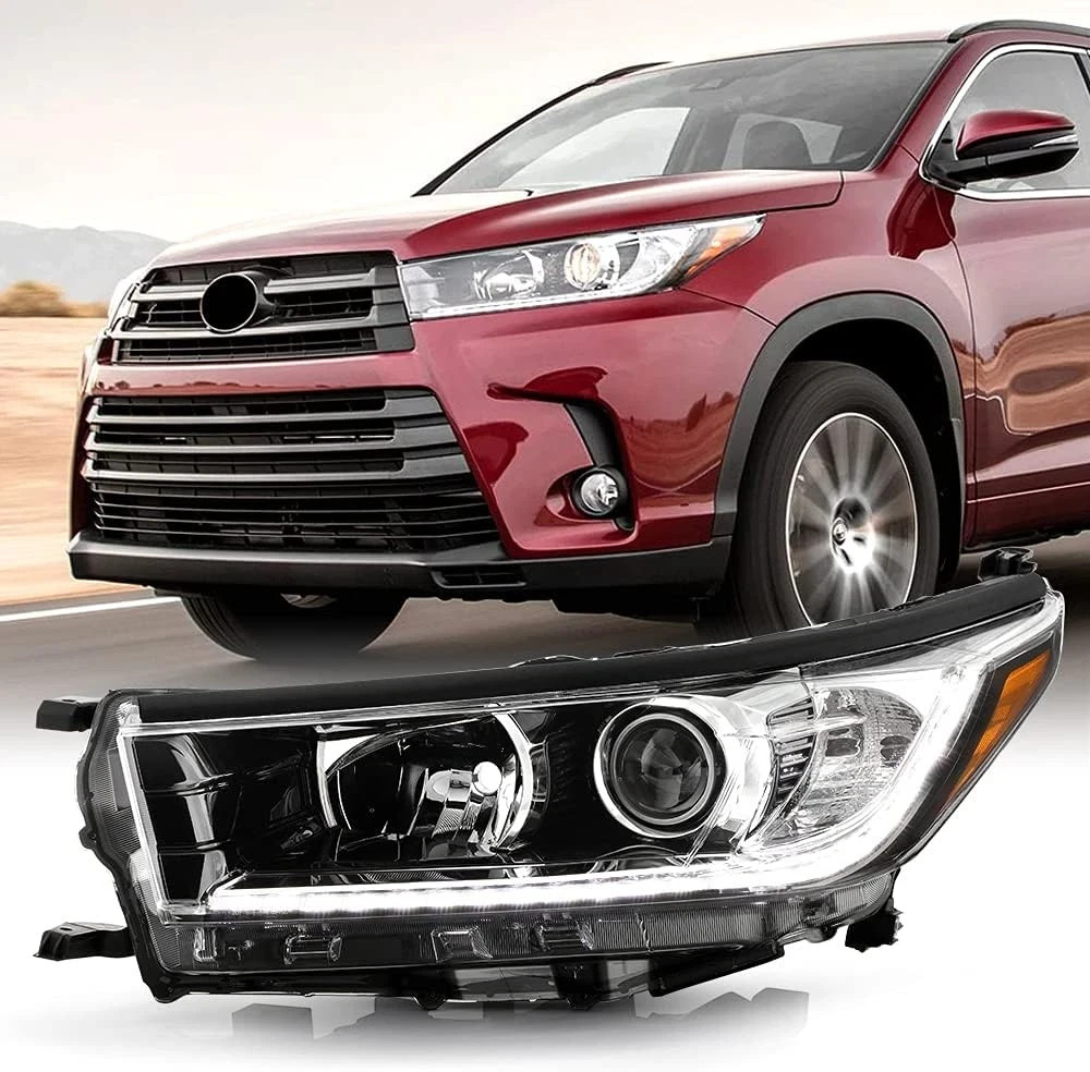 - for [LED DRL Model Only] 2017 2018 2019 Toyota Highlander LED DRL Projector He