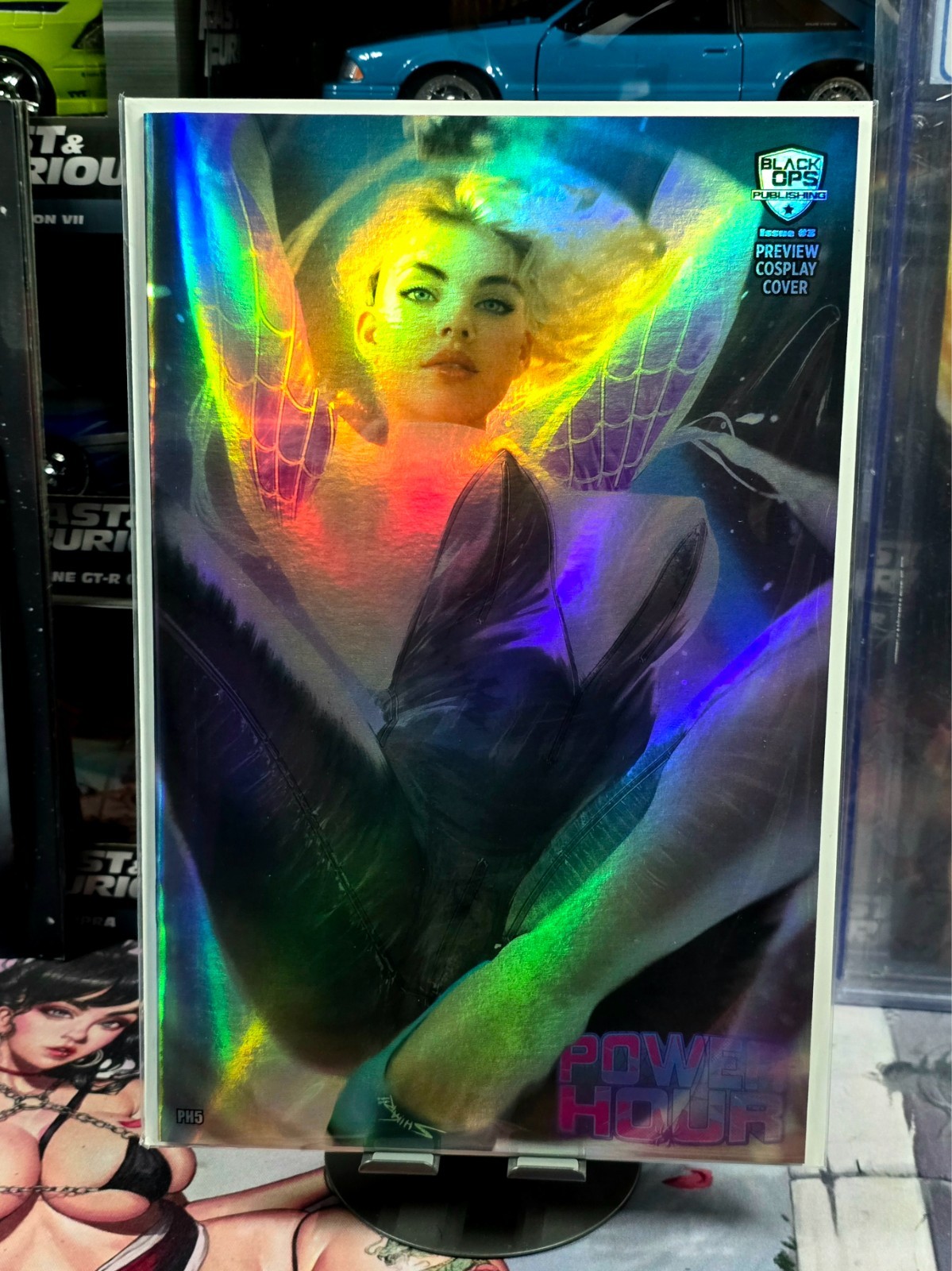 Power Hour: Ghost Spider - Gwen Stacy (FOIL) by Shikarii - Publisher Copy 5