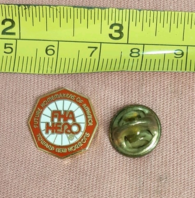 FHA Hero Future Homemakers Of America Enamel Lapel Pin Toward New Horizons