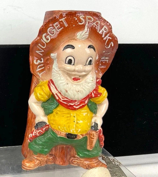Vintage The Nugget Sparks NV Gold Miner Exclusive for Dick Graves