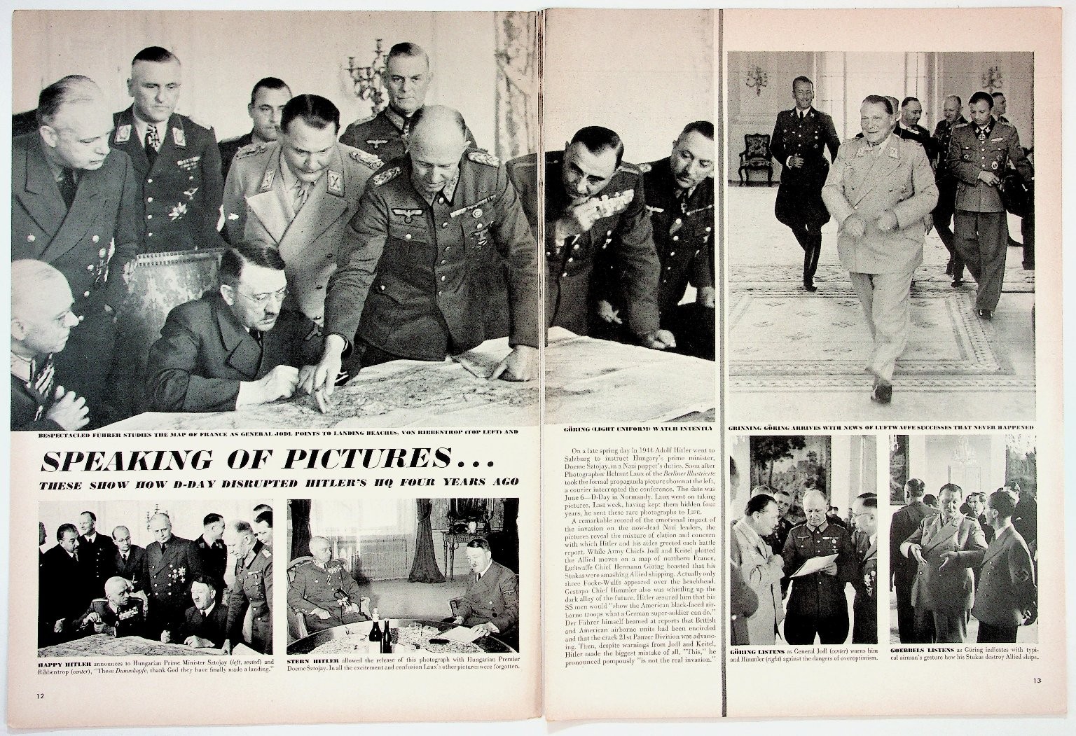 1948 WWII Hitler D-Day HQ Du Pont Polish Magazine Page Print Ad 1948 WWII Hitler D-Day HQ Du Pont Polish Magazine Page Print Ad