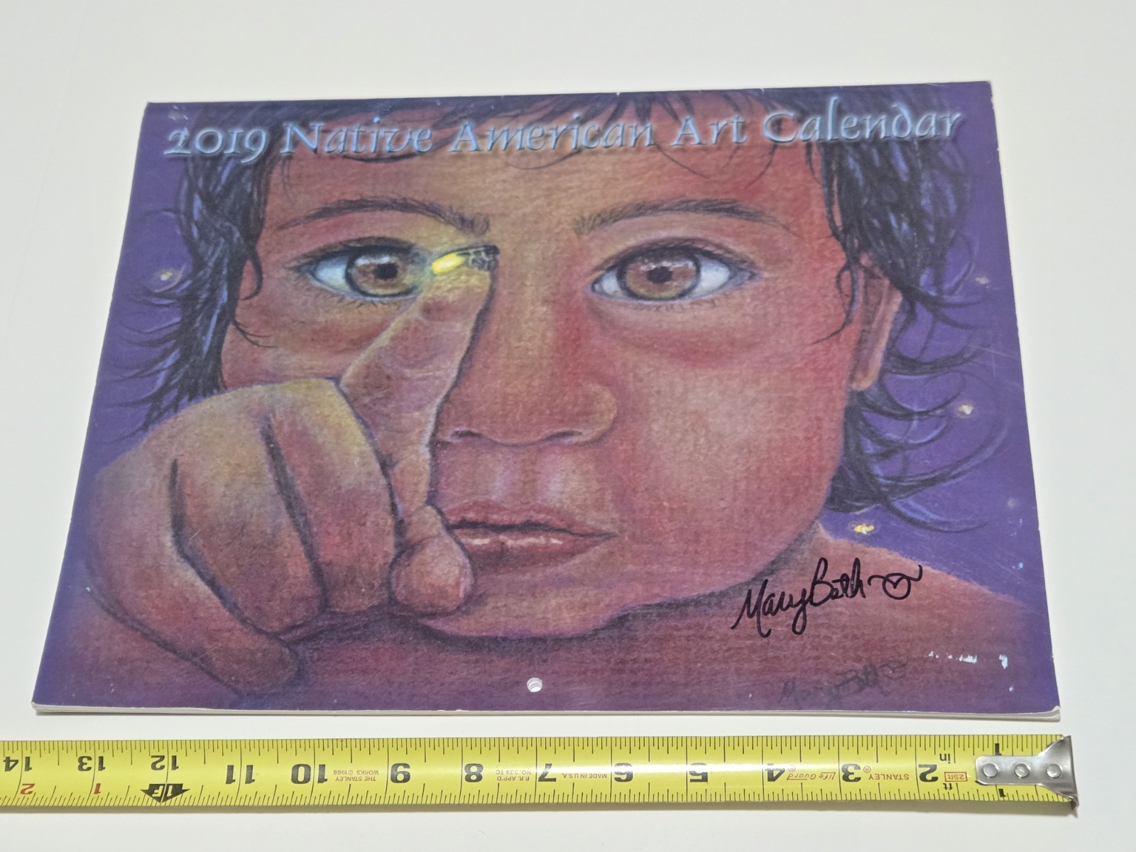 Native American Art Calendar 2019 Signed By 8 of The Original Artists OOAK RARE