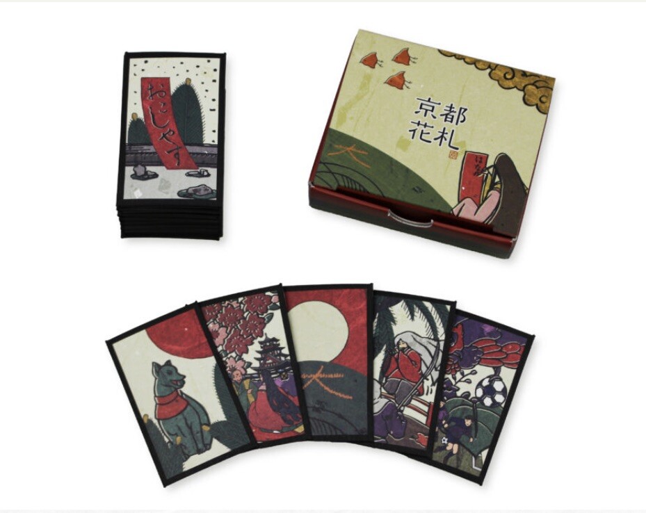 Kyoto Hanafuda by Tengudo 大石天狗堂 Japanese Playing Cards Flower Cards New