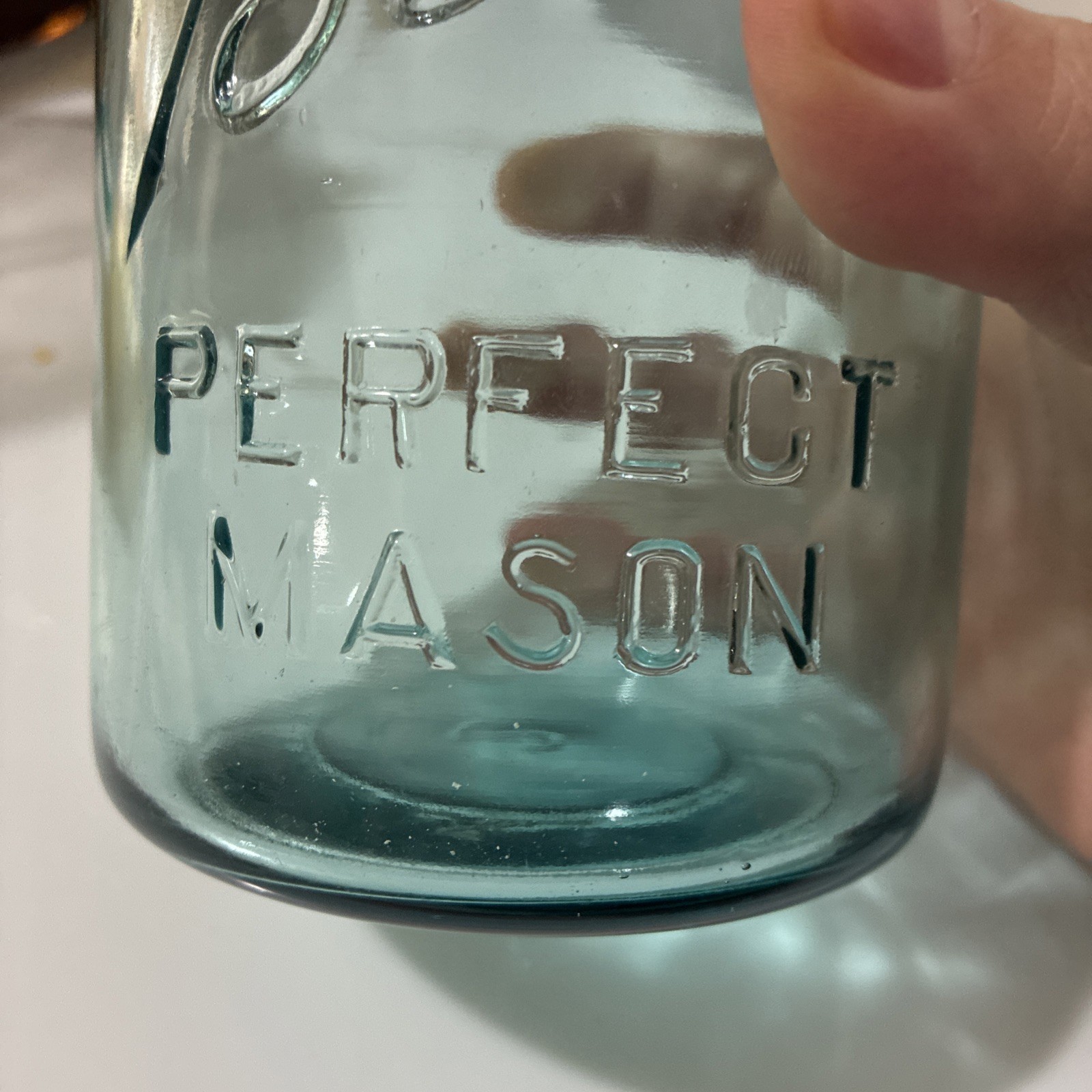 Rare 1923-1933 Antique Blue Aqua Ball Perfect Mason jar Rare 1923-1933 Antique Blue Aqua Ball Perfect Mason jar