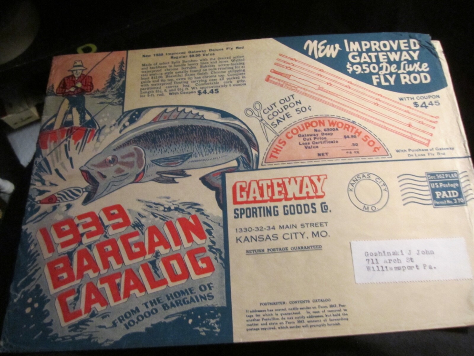VINTAGE 19 COMPANY ADVERTISING ENVELOPES EMPTY HUTCH CATALOG & MORE  BBA-52