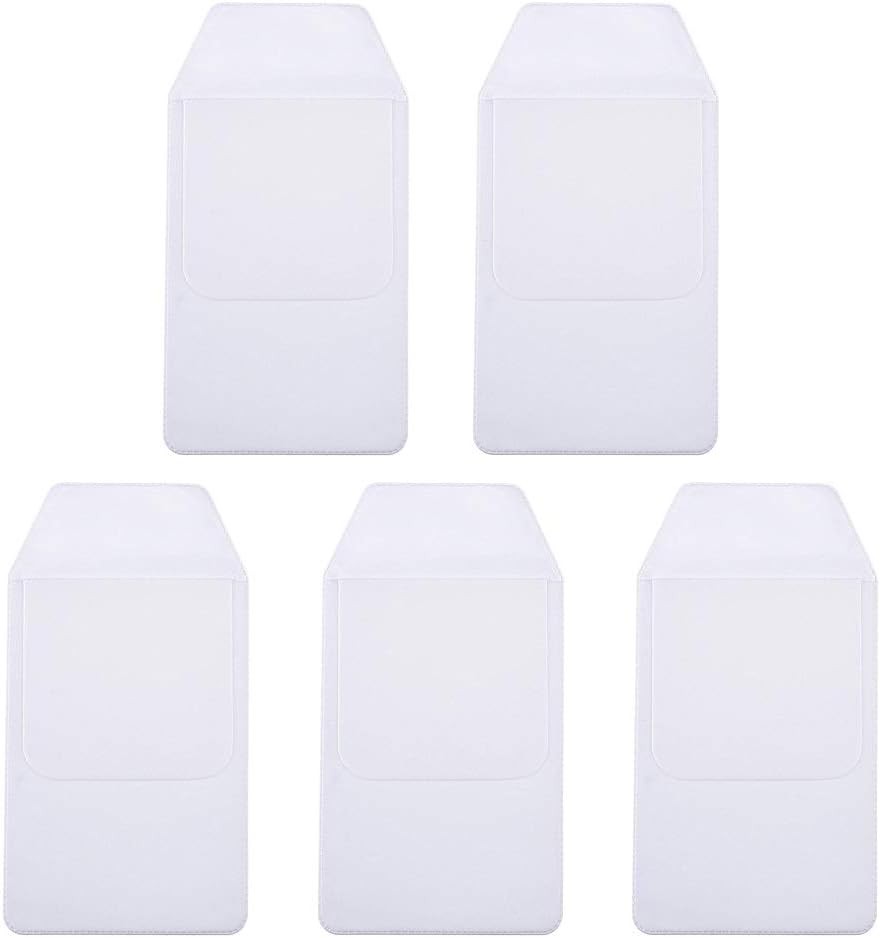 5Pcs White Pocket Protector for Hospital Office Pen Leaks, PVC Pocket Protectors 5Pcs White Pocket Protector for Hospital Office Pen Leaks, PVC Pocket Protectors