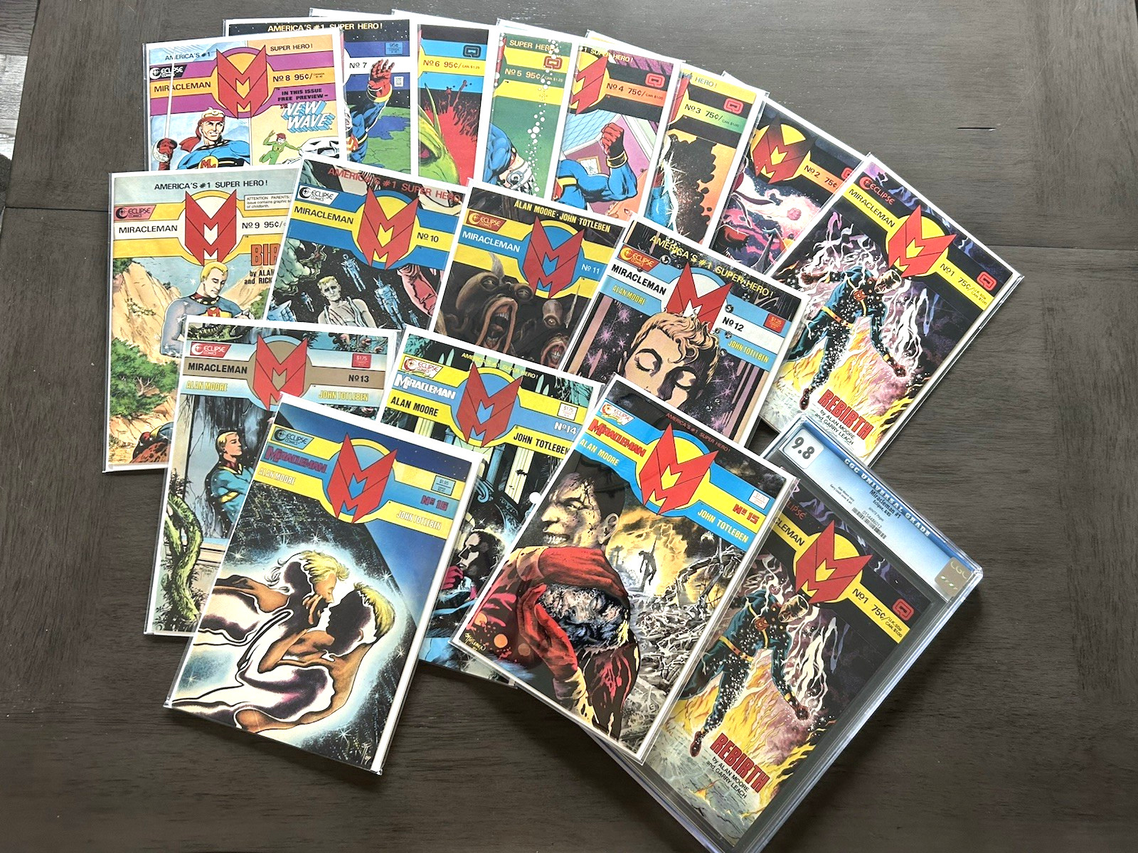 Miracleman #1-16 Complete Alan Moore Run CGC 9.8 #1 + 9.6 #15 Eclipse Miracleman #1-16 Complete Alan Moore Run CGC 9.8 #1 + 9.6 #15 Eclipse