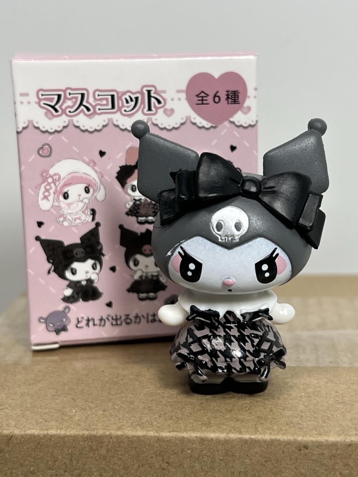 Kuromi Gothic Lolita 2” Figure New