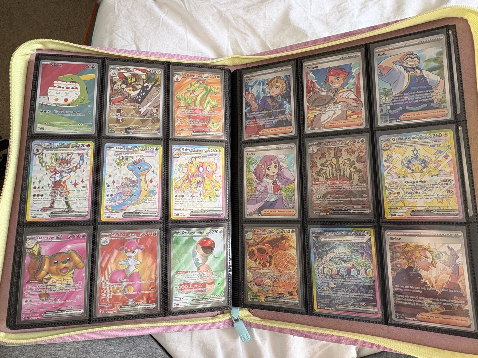 2024 Pokemon SV Stellar Crown Complete Master Set Vault X SV7 Binder